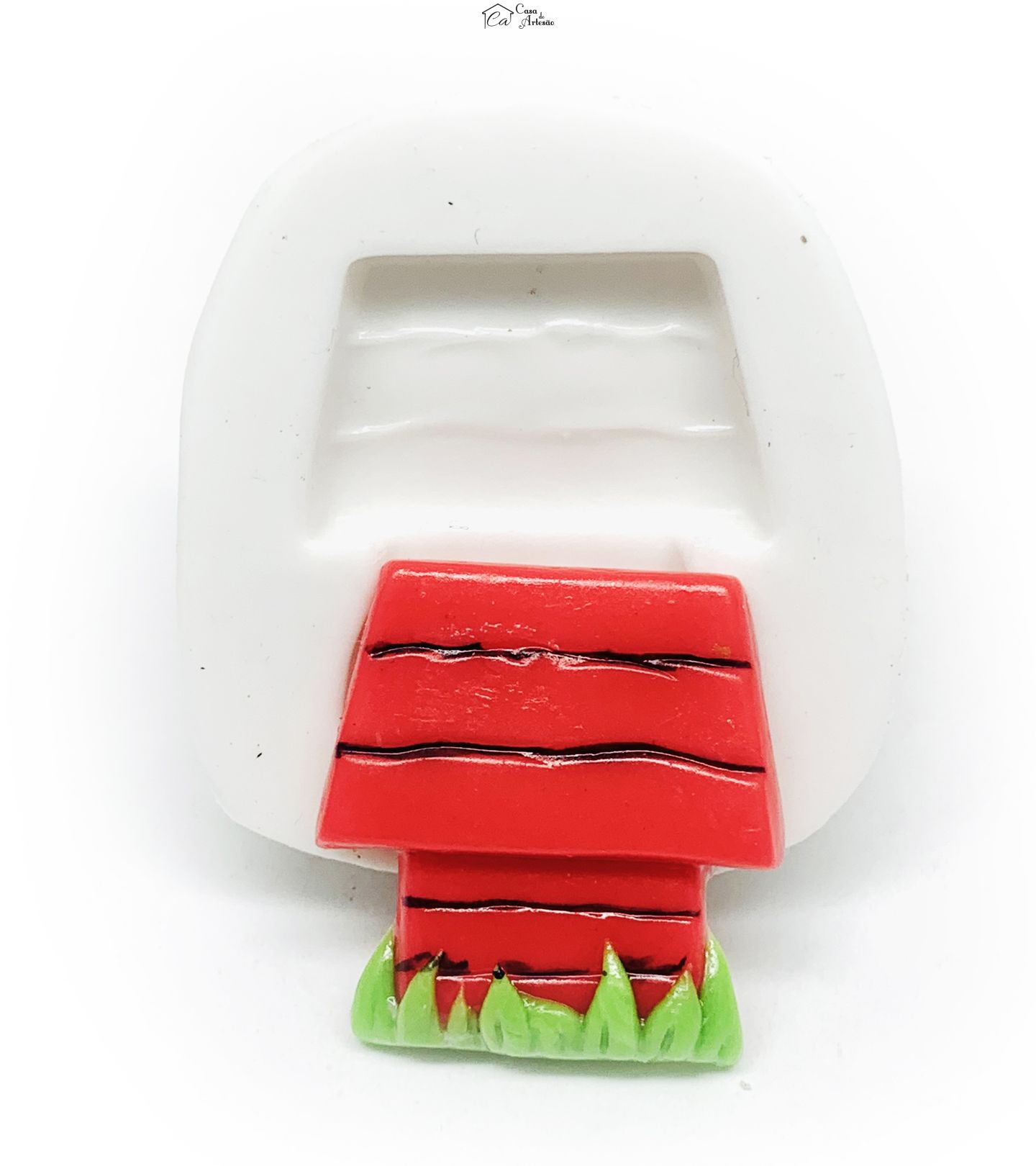 Molde de silicone - Turma do Snoopy - Casa Snoopy - Pequena - P1212