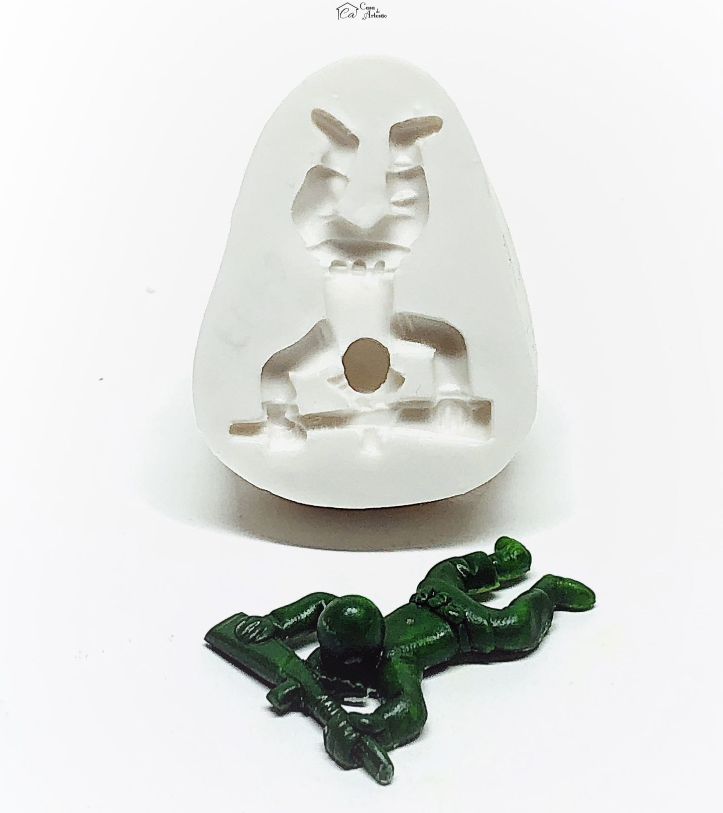 Molde de silicone - Soldadinho - Mod.IV - Pequeno - P958