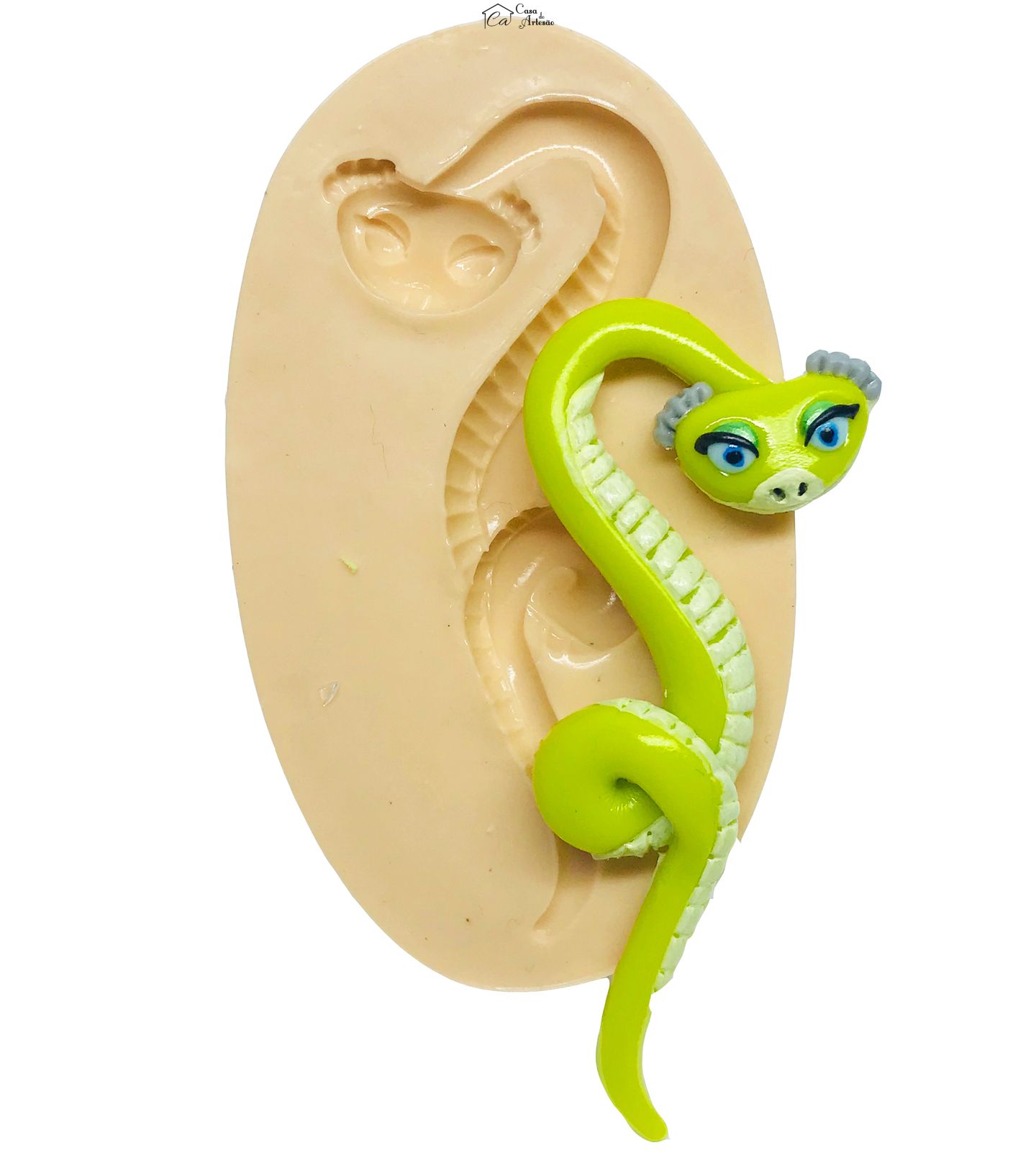 Molde de silicone - Kung Fu Panda - Vibora- Grande - P610