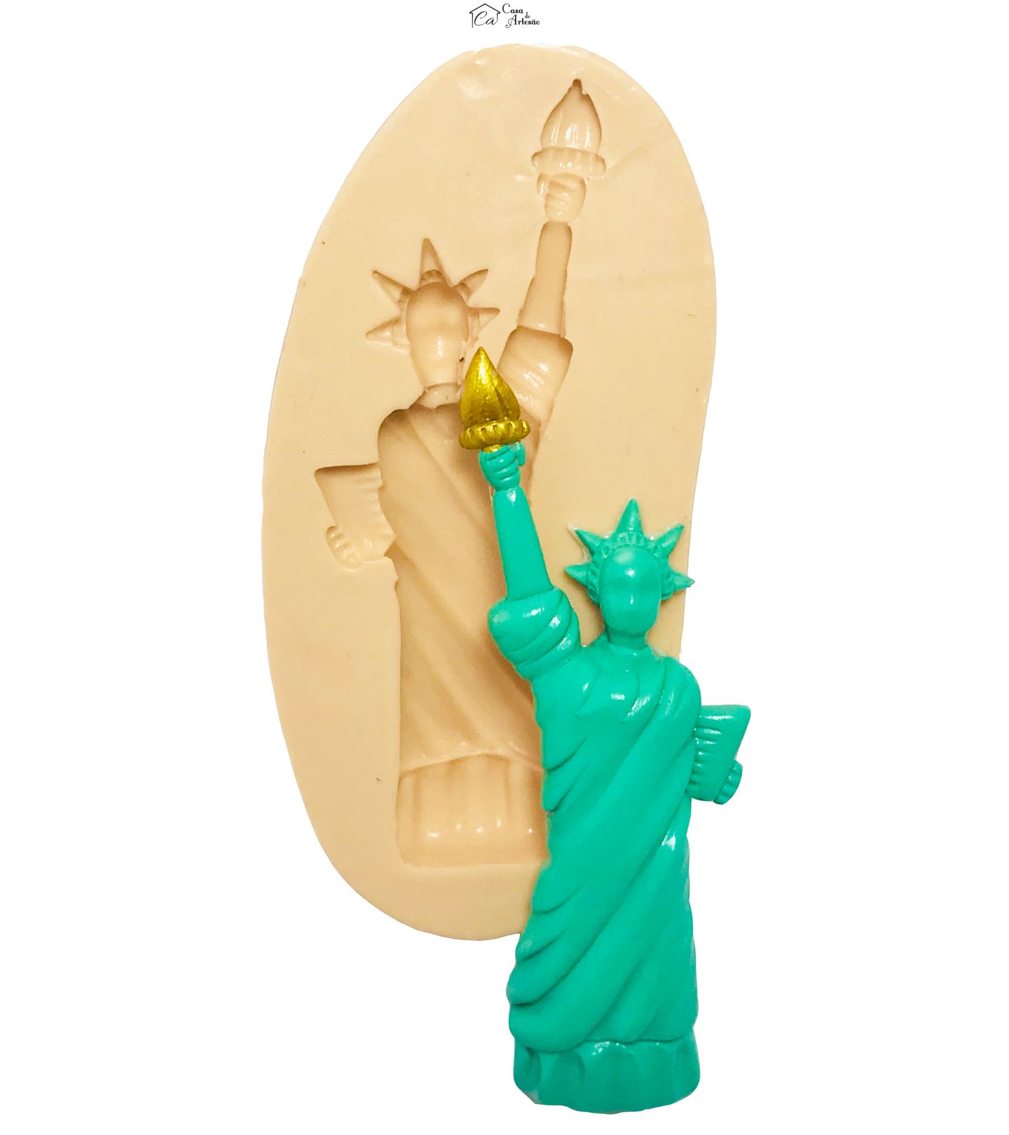 Molde de silicone - Estatuda Liberdade - Grande - P416