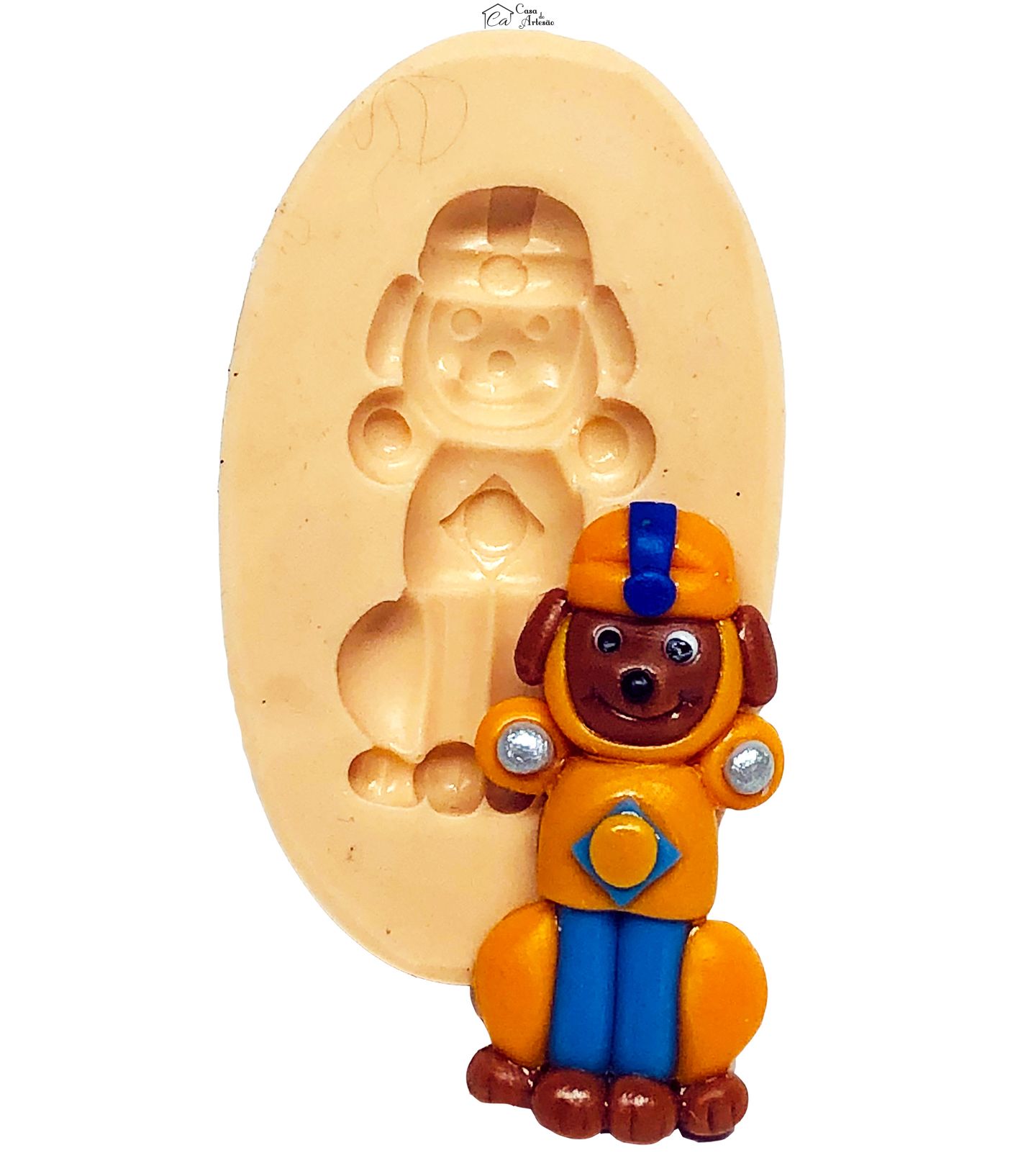 Molde de silicone - Patrulha Canina Aquatica - Zuma - Pequena - P677