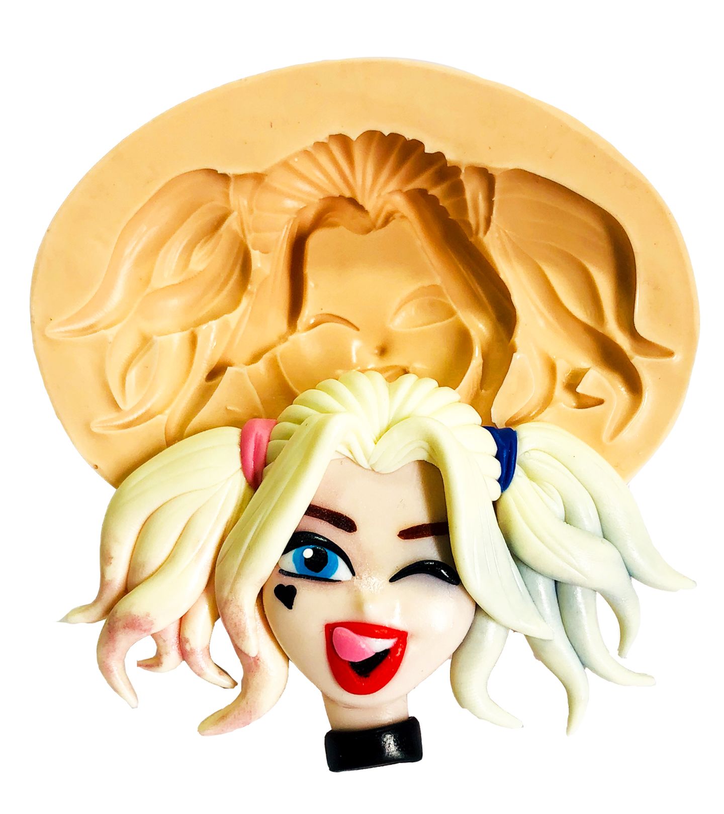 Liga da Justiça - Rosto Arlequina - Grande - P771