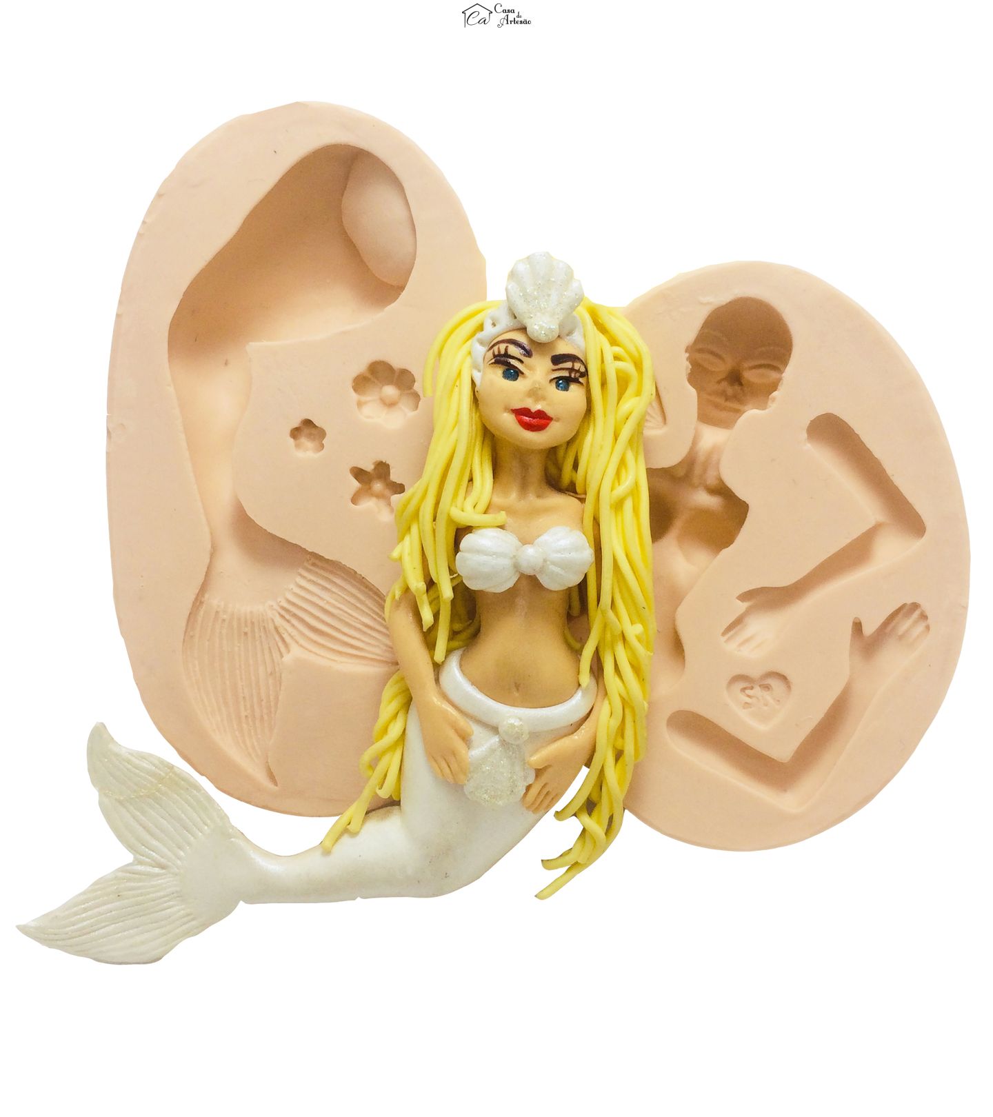Molde de silicone - Sereia Grande