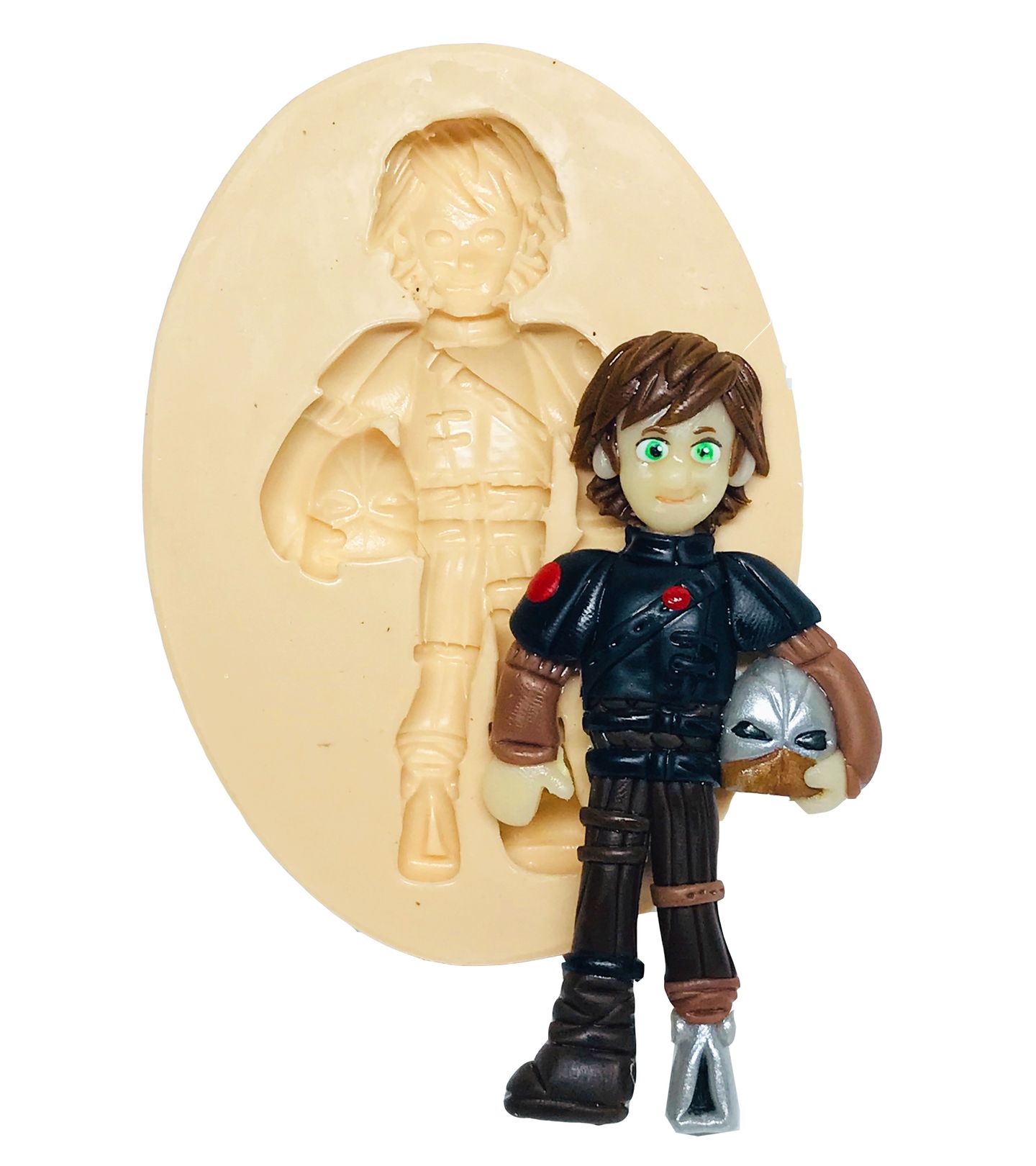 Molde de silicone - Como Treinar seu Dragão - Soluço - Grande - P584