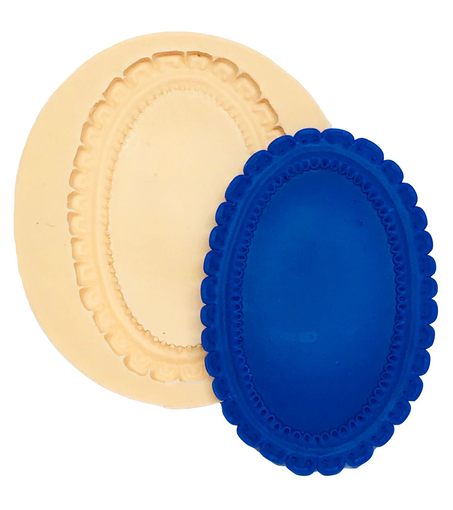 Moldura Oval Trabalhada - Media - P535