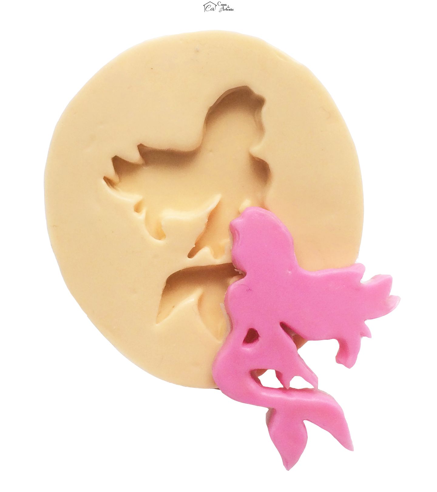 Molde de silicone - Sereia - Sombra Pequena - P243