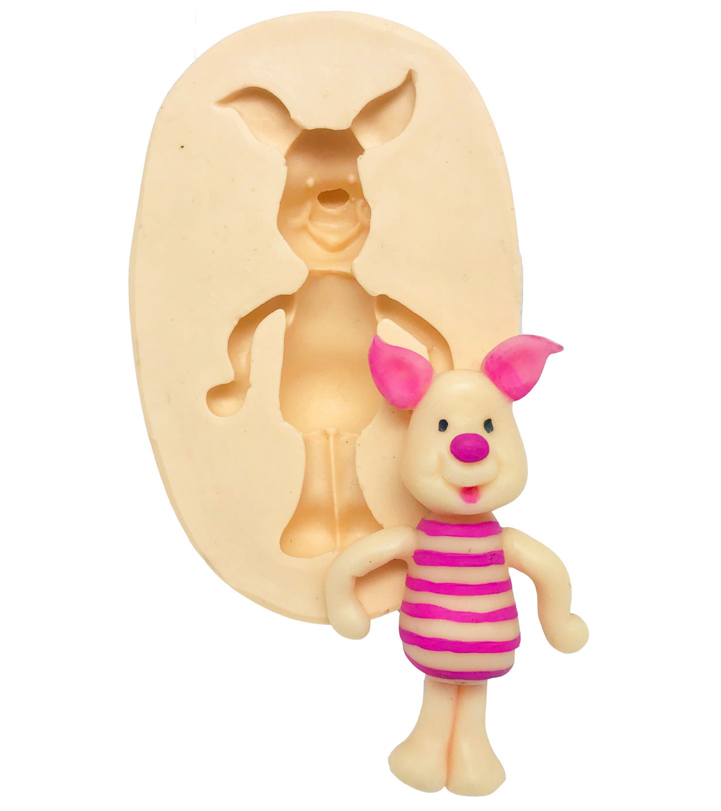 Molde de silicone - Turma do Urso Pooh - Leitao