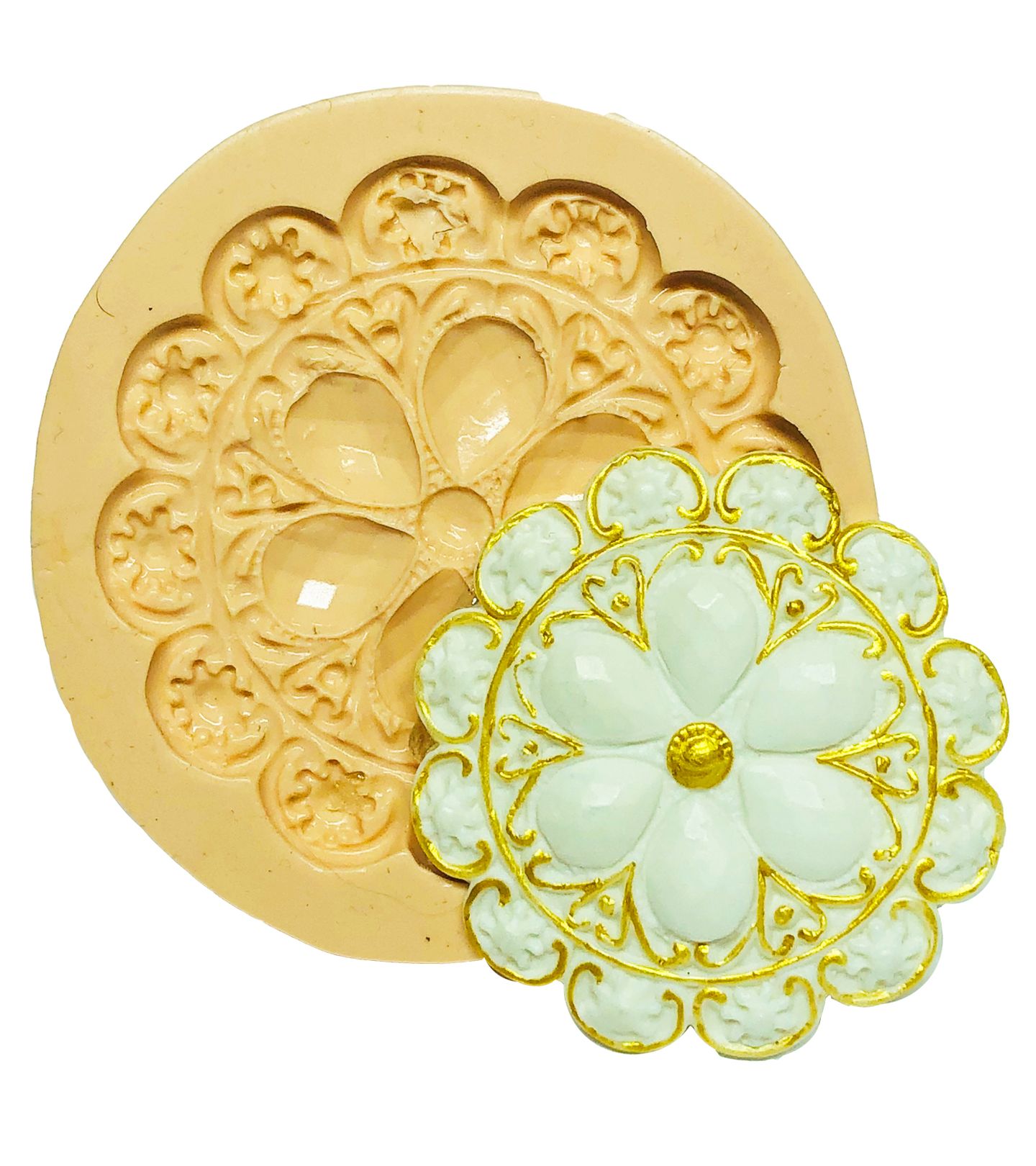 Decoraçao Para Bolo - Aplique Mandala