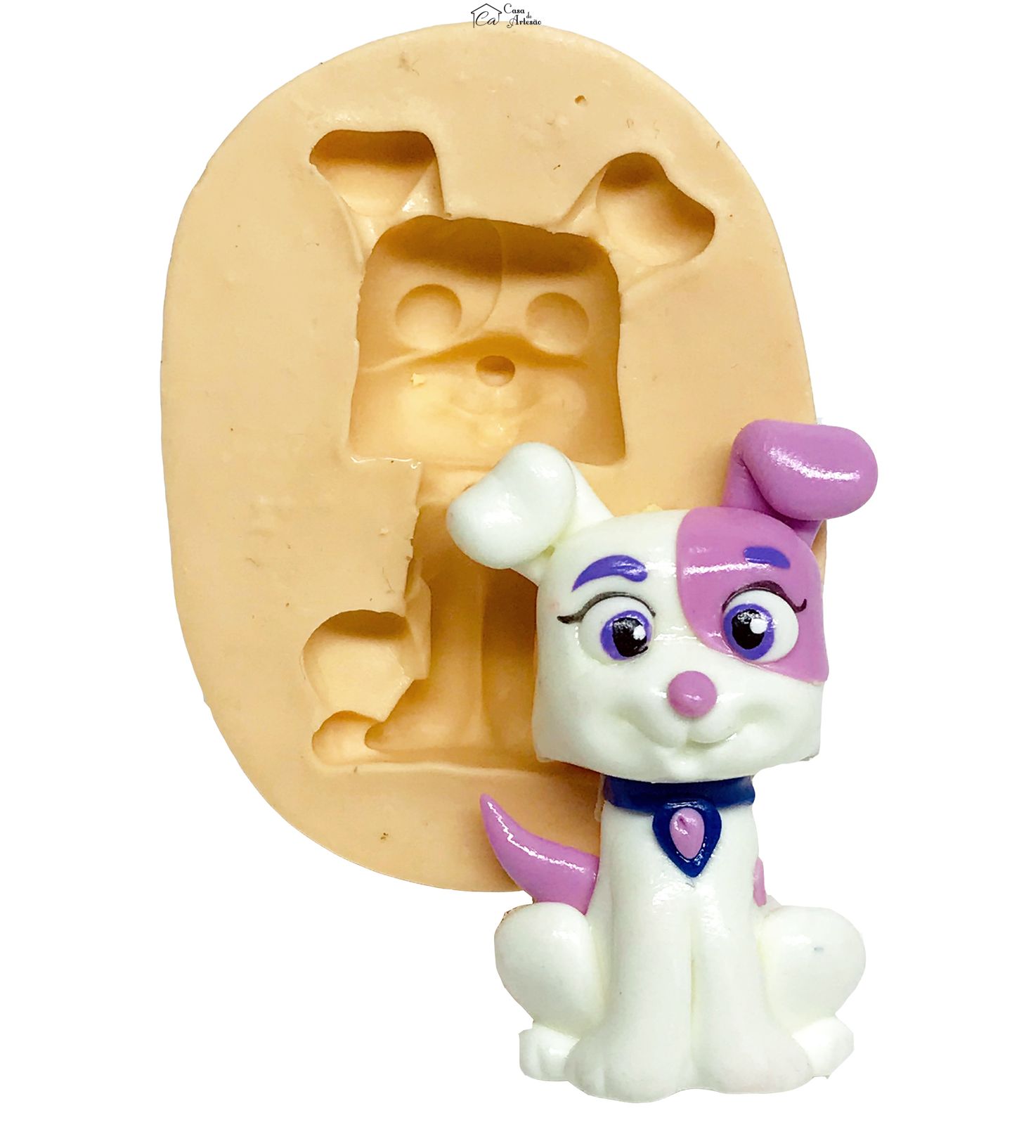 Molde de silicone - Moranguinho - Pet da Ameixinha - Grande - P516