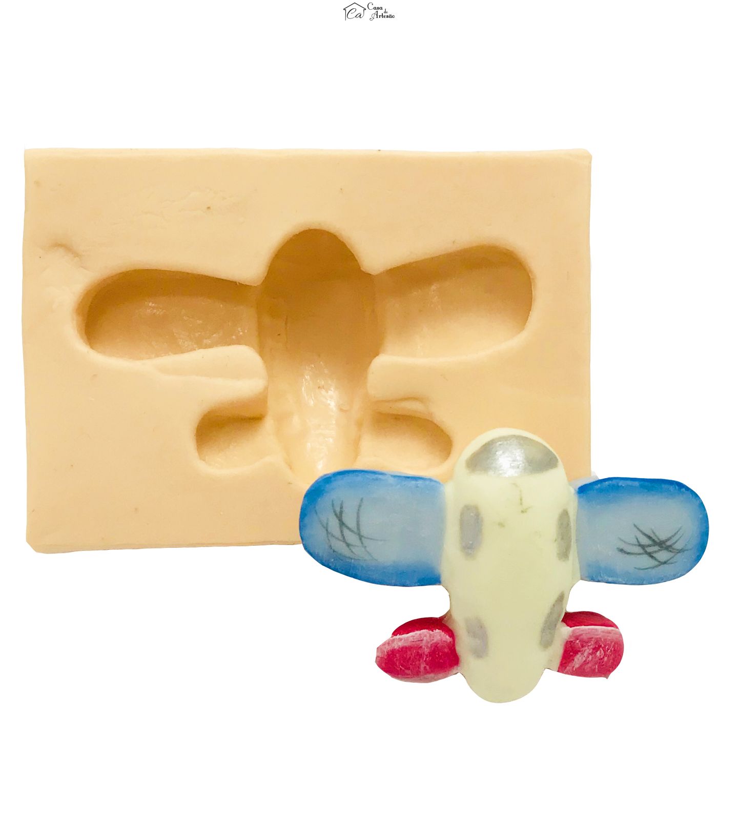 Molde de silicone - Aviao - P110