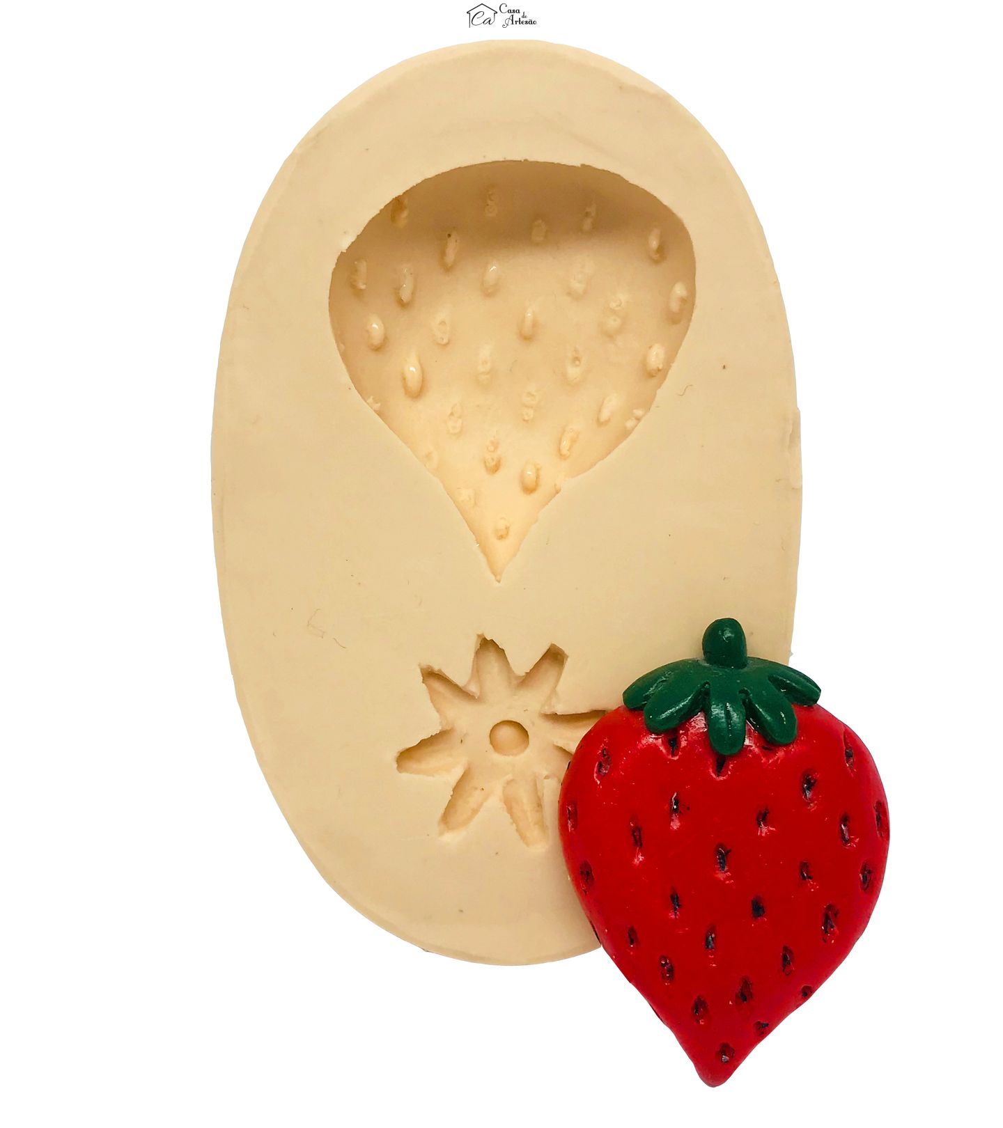 Molde de silicone - Morango