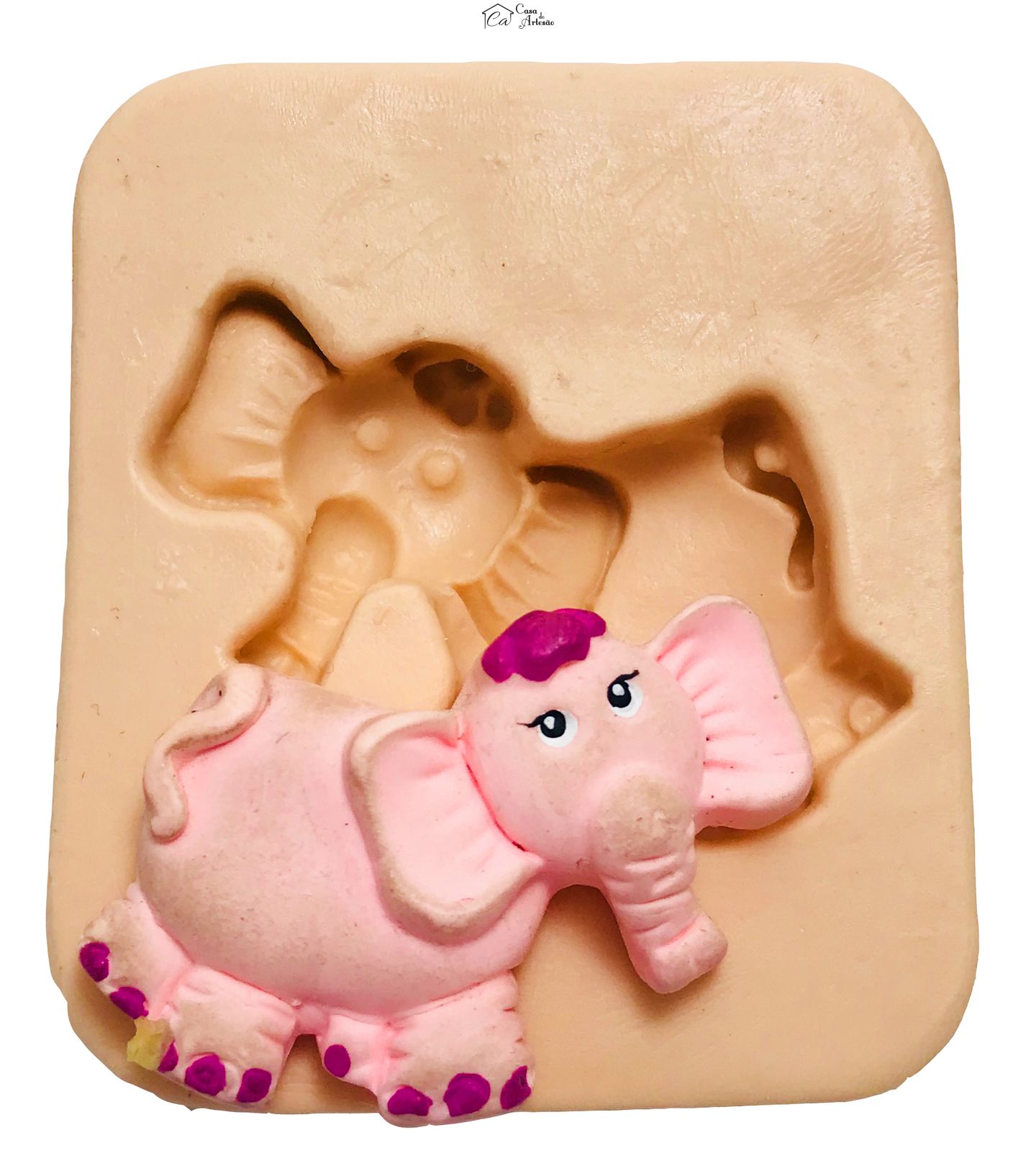 Molde de silicone - Elefanta Country - P152