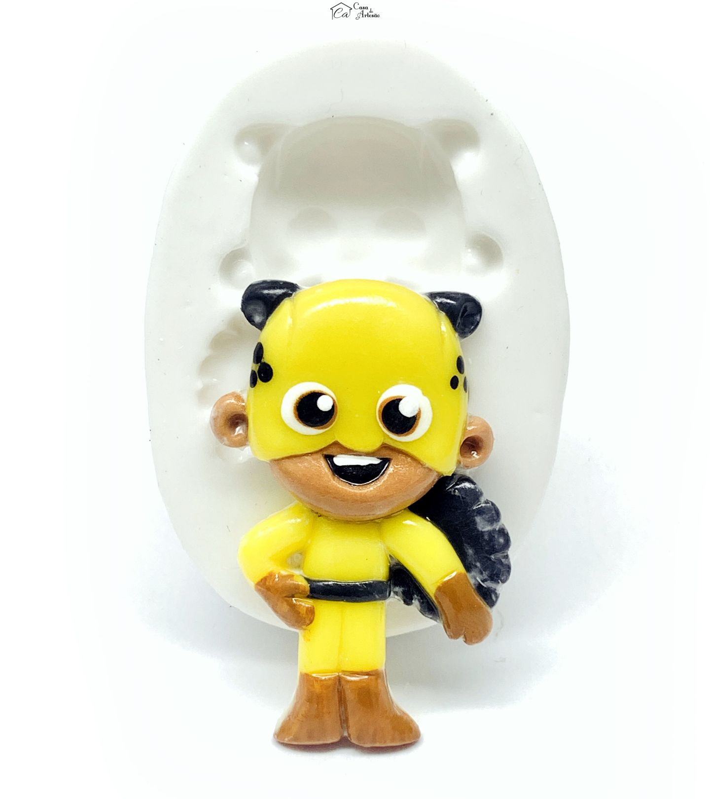 Molde de silicone - Os Aventureiros - Aventureira Amarela - Media - P1220