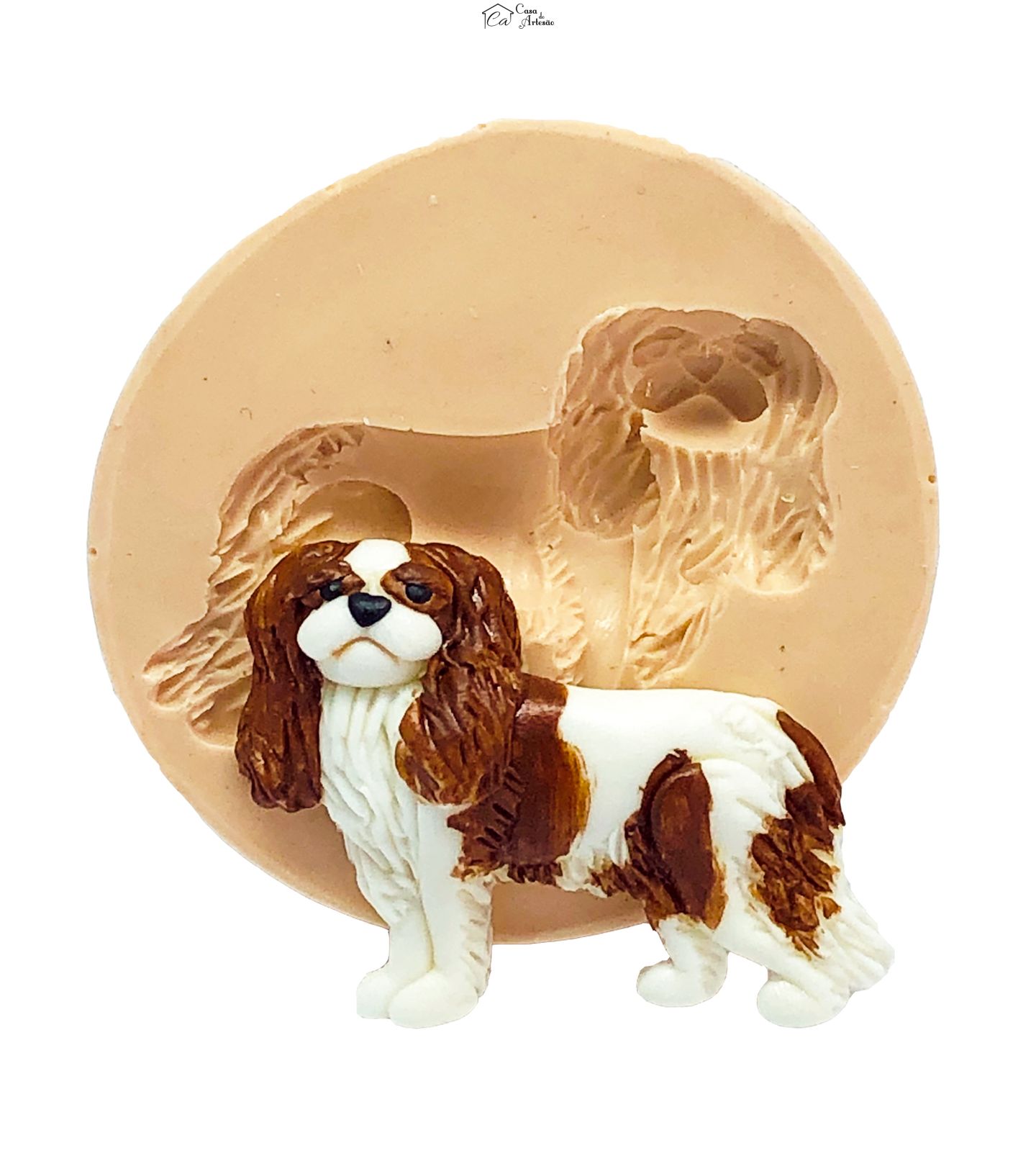 Molde de silicone - Cachorro - Cavalier - Medio - P775