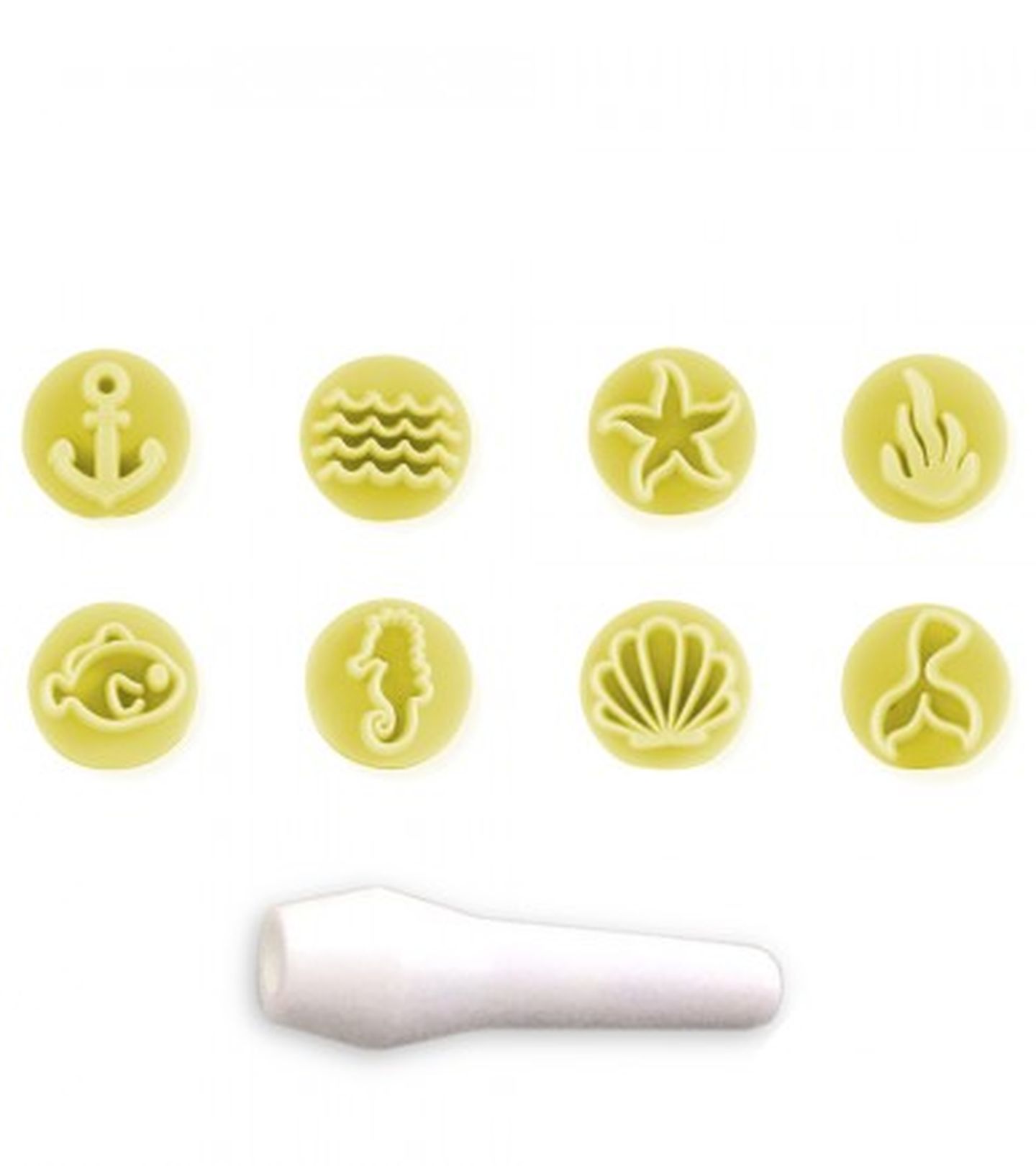 Carimbo Blue Star - Diâmetro 1,5 cm - Kit Fundo do Mar - Cod.1027