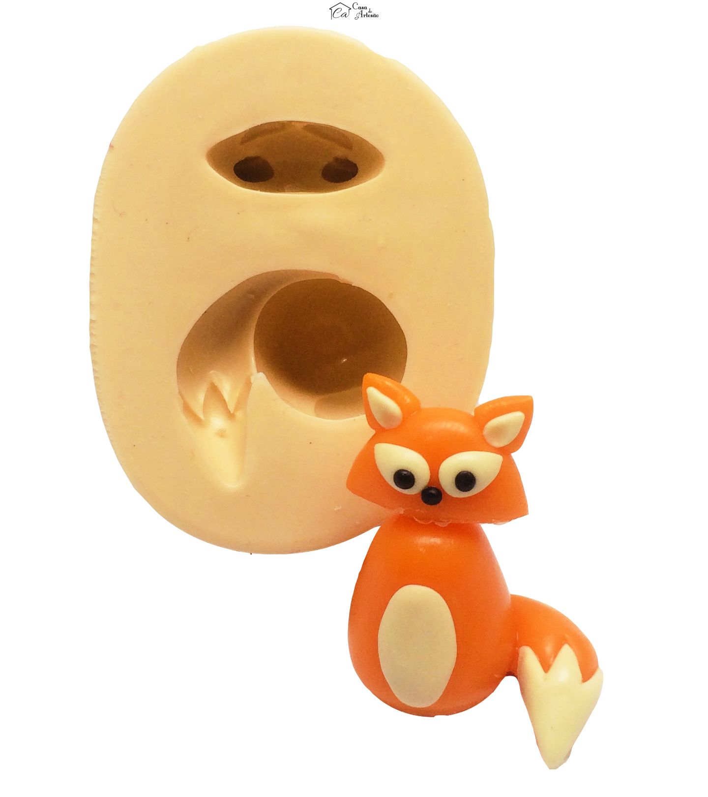 Molde de silicone - Raposa - Media - P368
