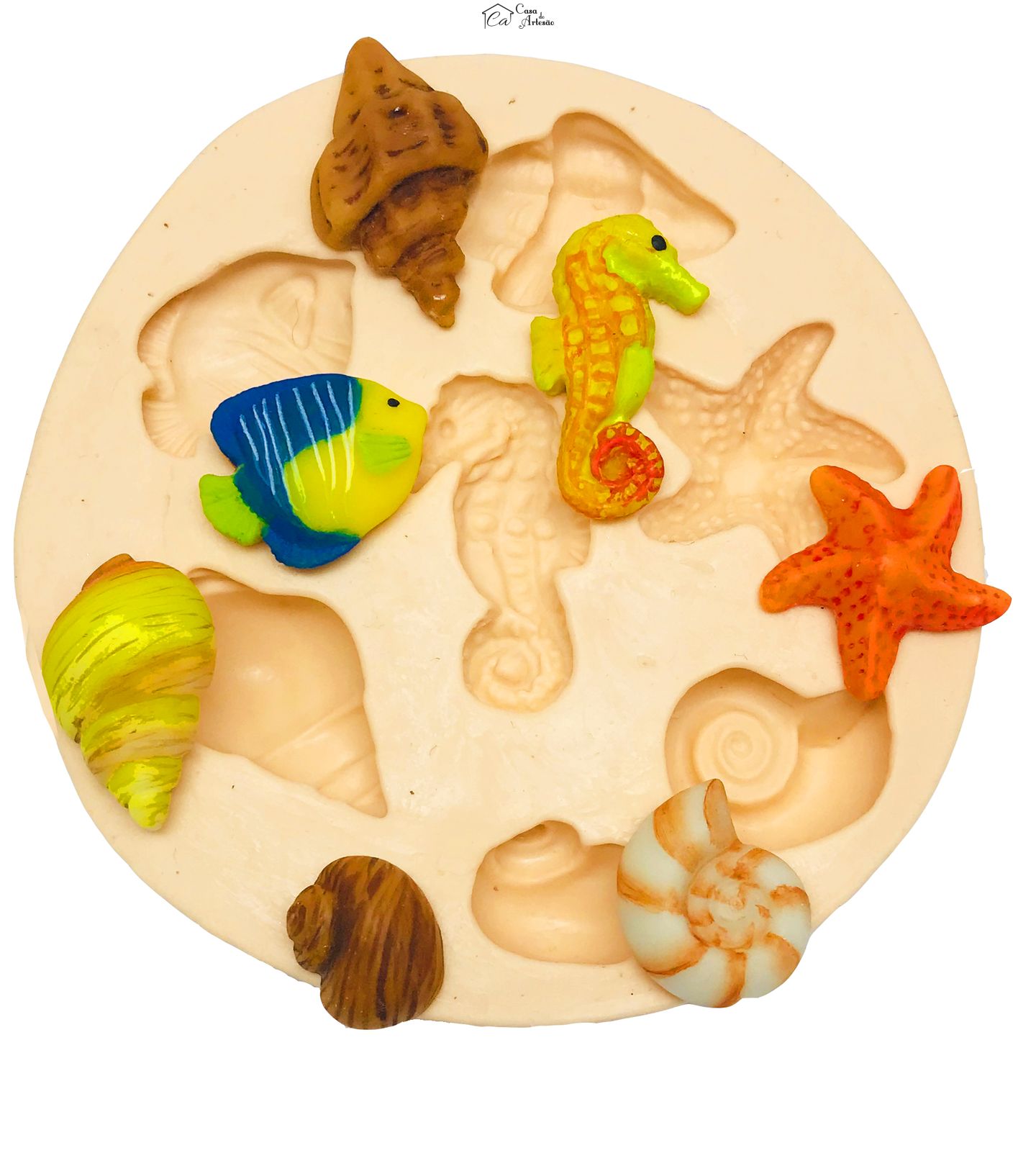 Molde de silicone - Mini Mar III - P196