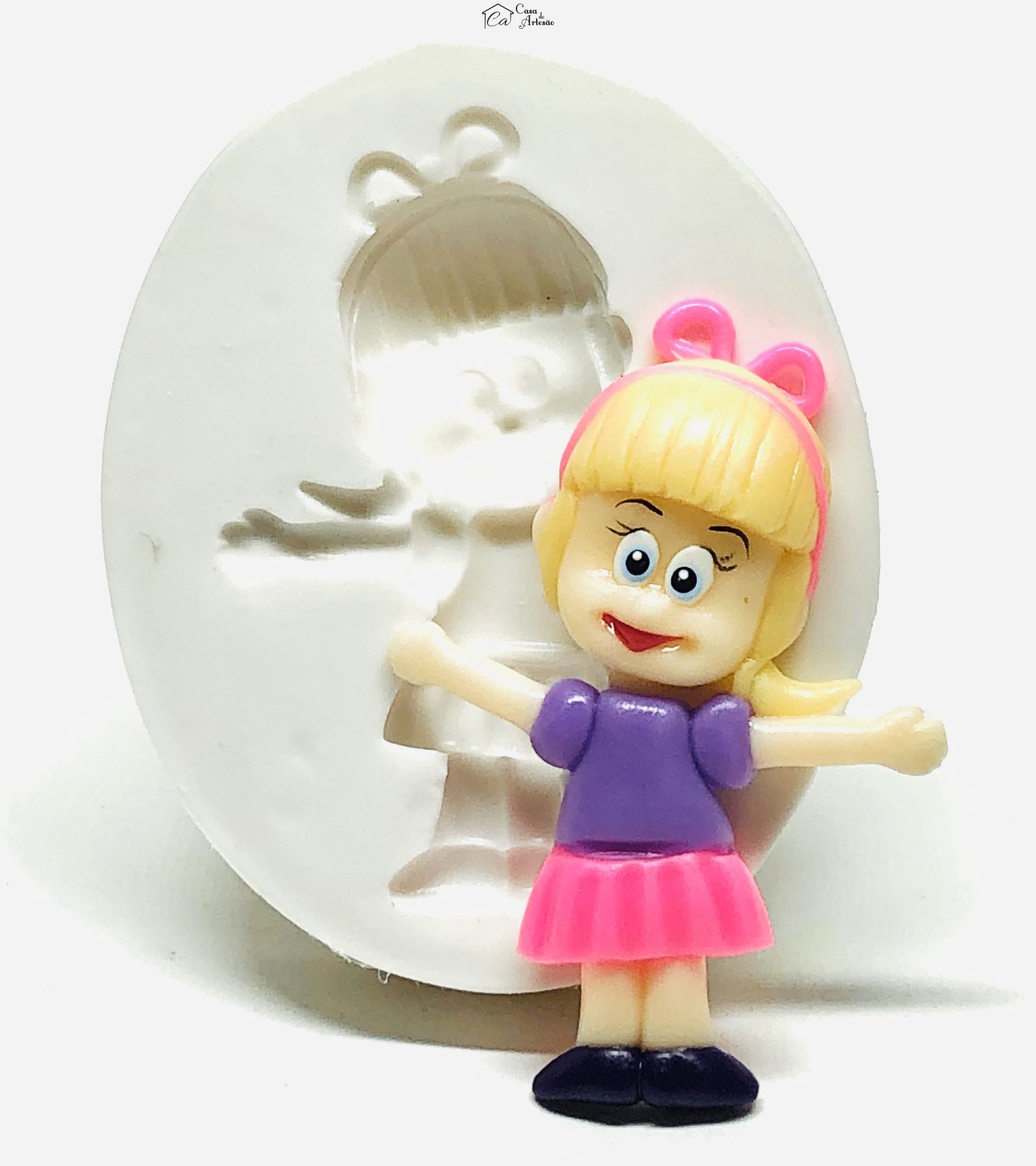 Molde de silicone - Cleo e Cuquim - Maripi - Grande - P951