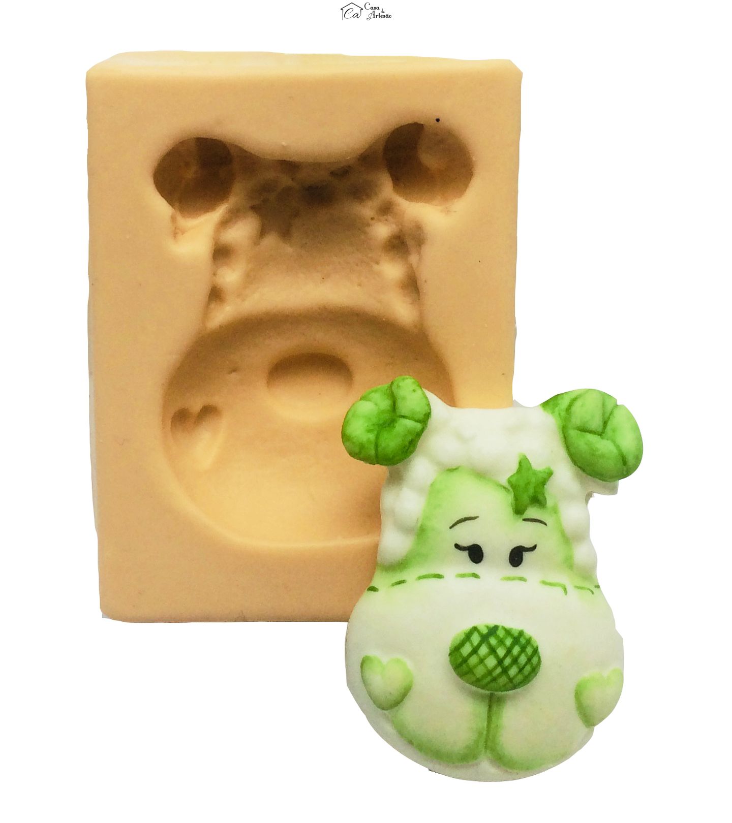 Molde de silicone - Rosto Ovelha - P83