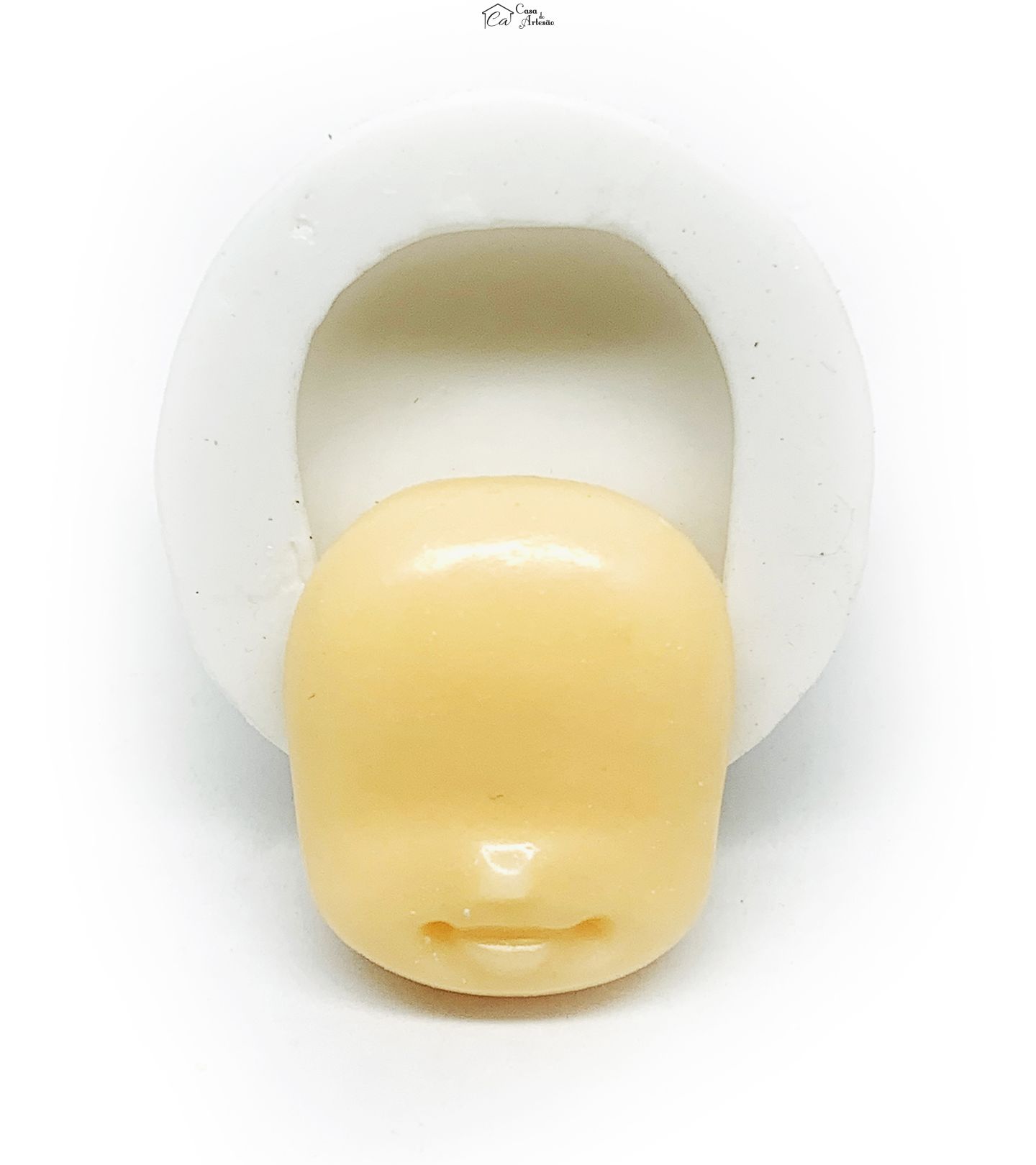 Molde de silicone - Boneca - Rosto - Pequeno - P1210