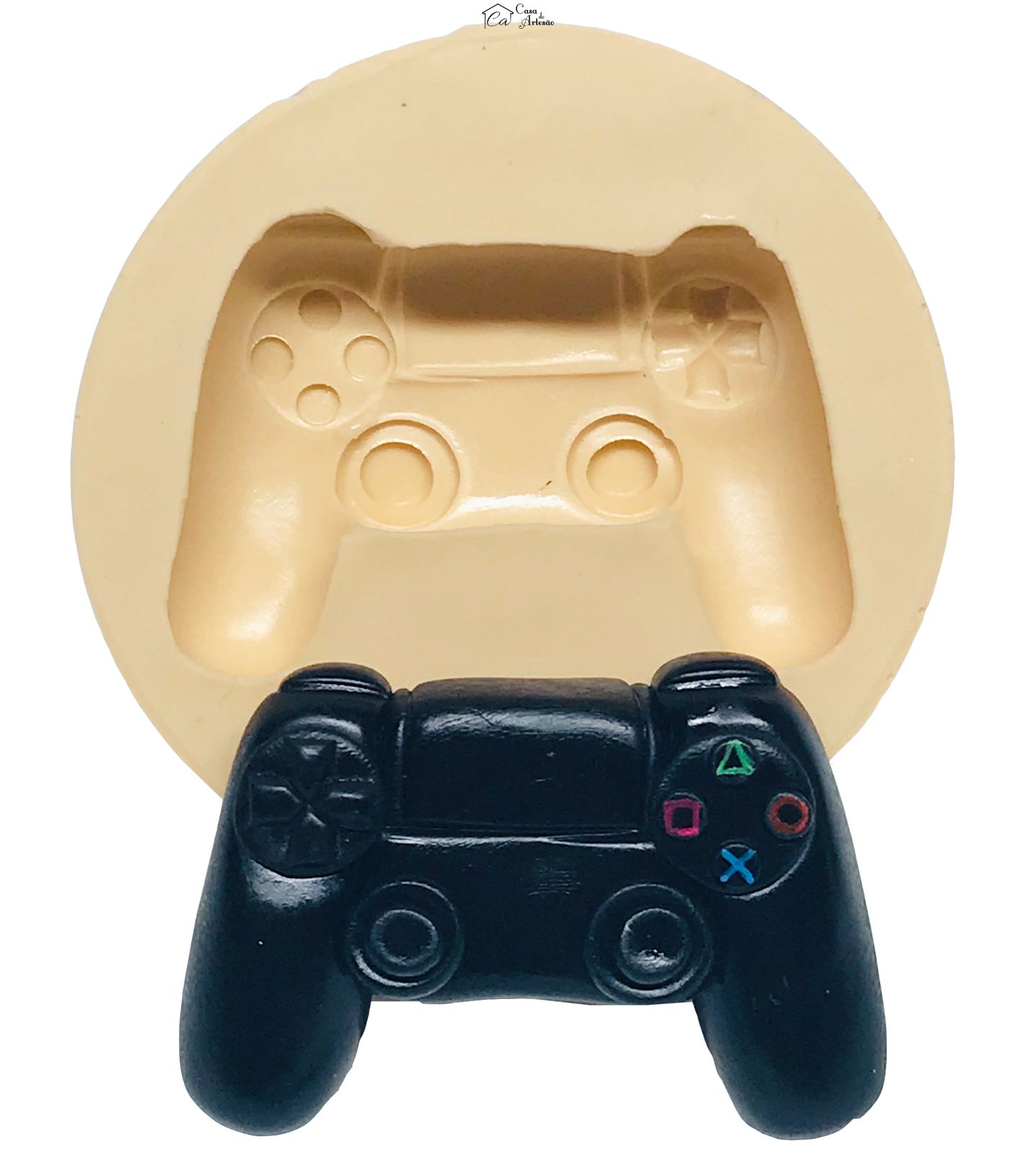 Molde de silicone - Video Game - Joystique Play Station - Grande - P564