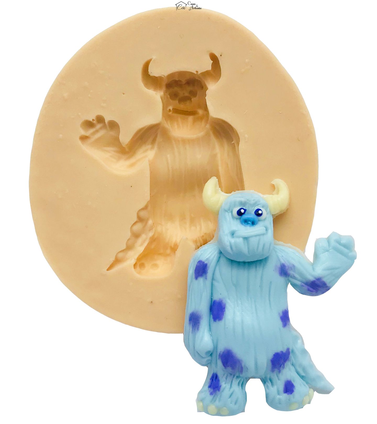Molde de silicone - Monstros S/A - Sullivan - Pequeno - P455