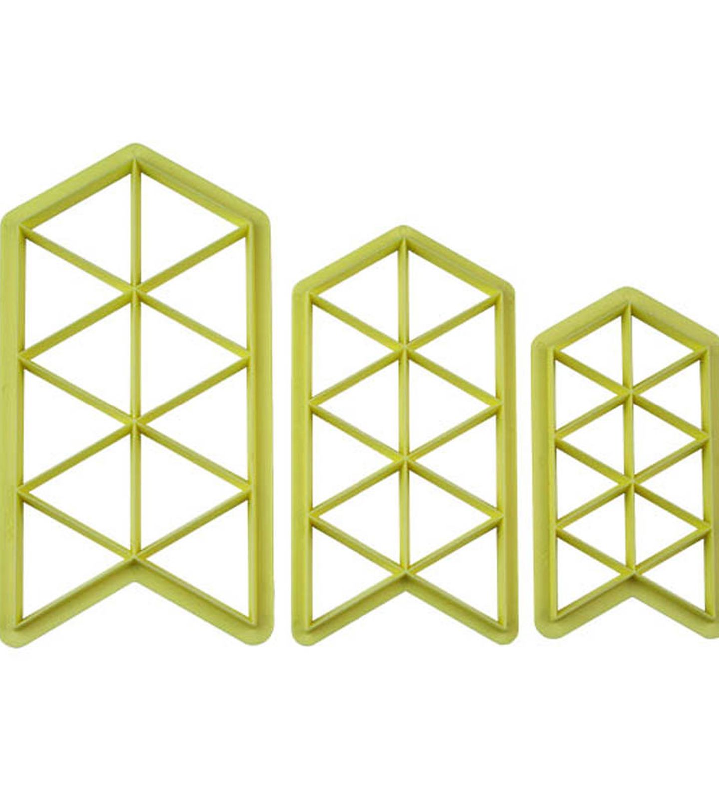 Cortador Blue Star - Geometrico - Triangulo - C/ 03 Peças - Cod.6351