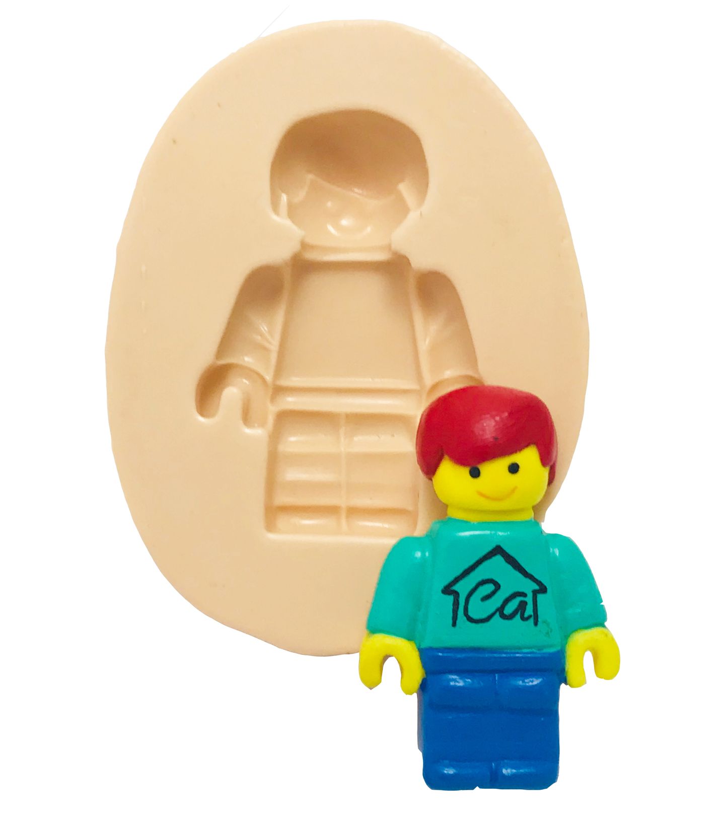 Molde de silicone - Lego - Boneco Gd