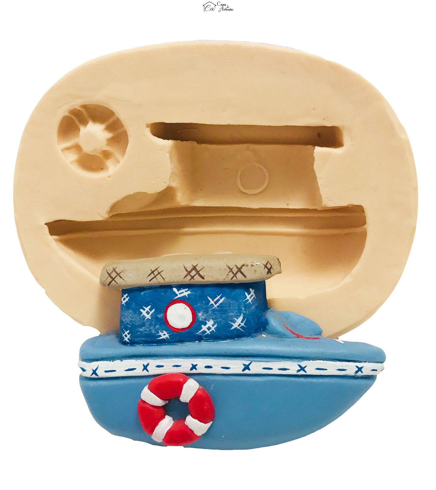 Molde de silicone - Barco Baleeiro