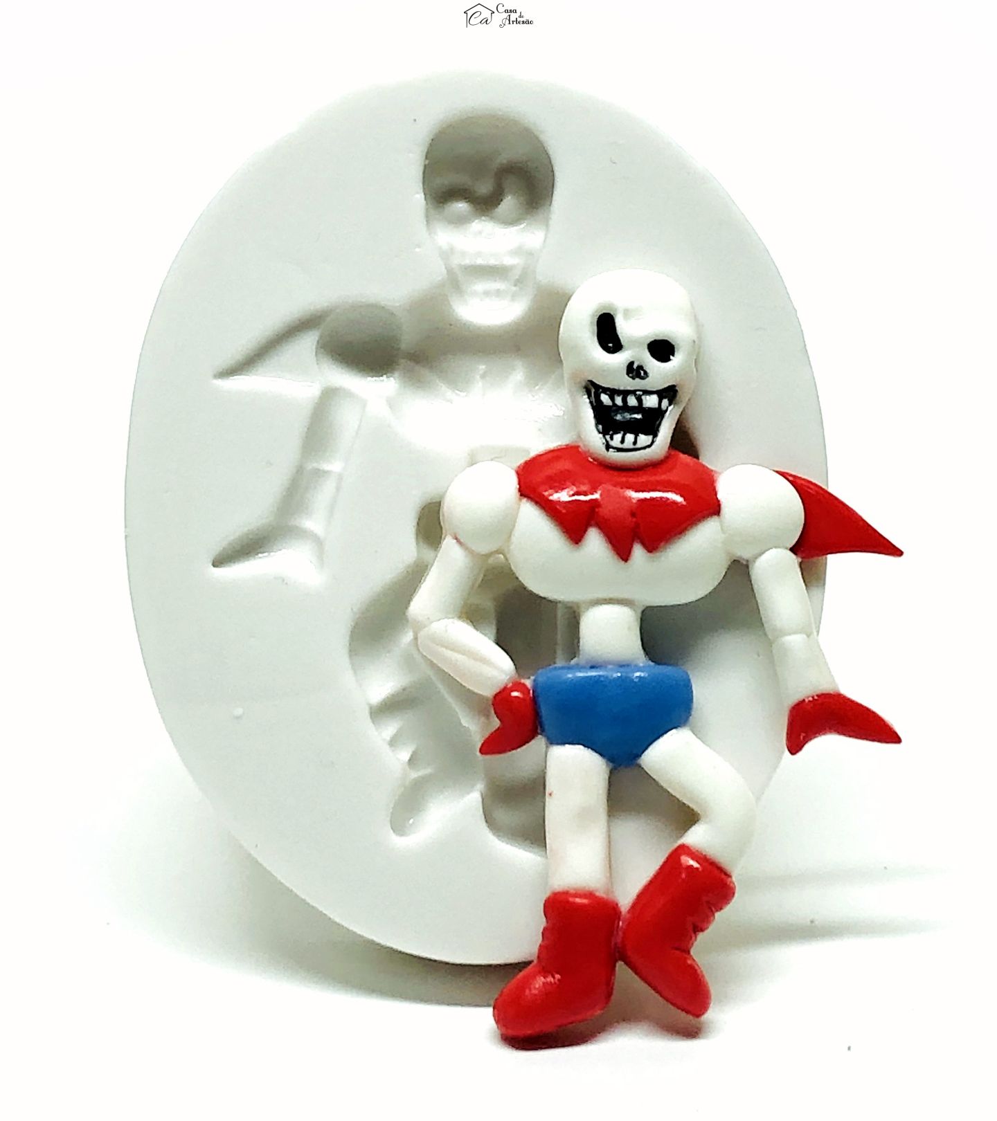 Molde de silicone - Sans Undertale - Papyrus - Medio - P1039