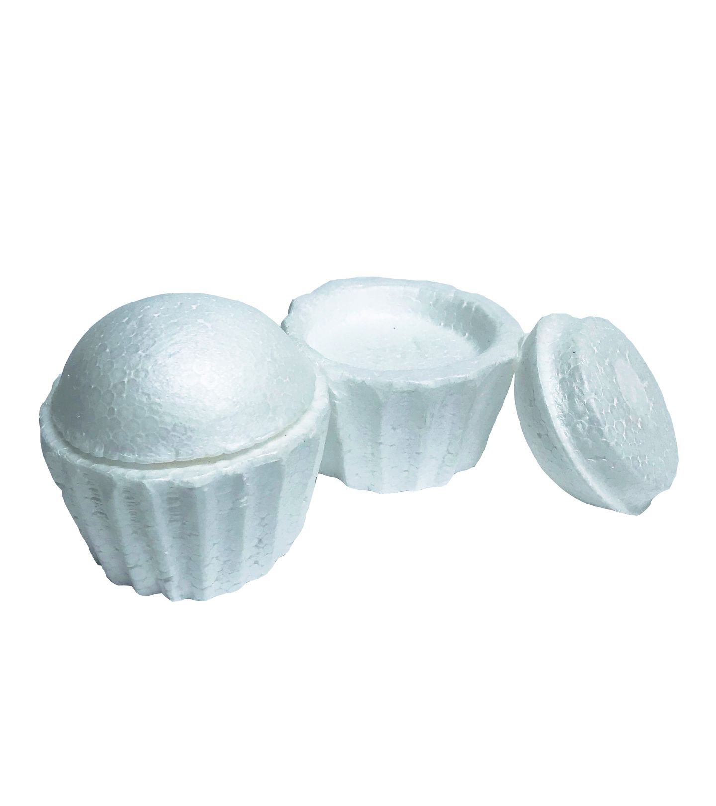 Isopor - Cupcakes Mini - Pct c/ 06  - Cod.5649