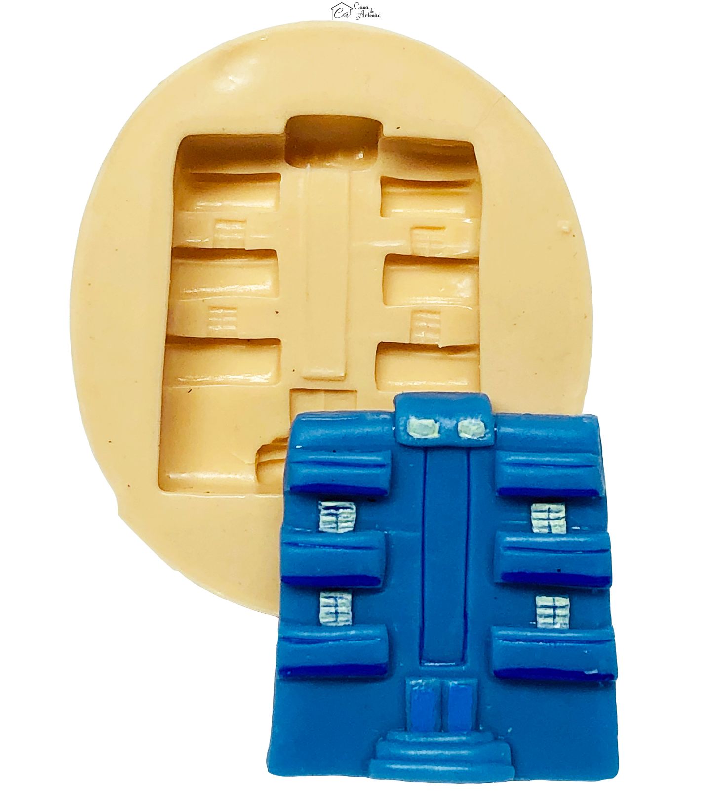 Molde de silicone - Detetive do Predio Azul - Predio - Grande - P666