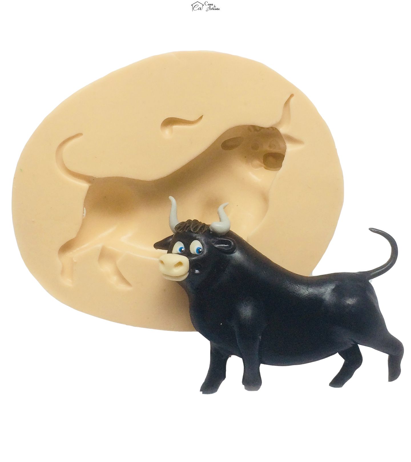 Molde de silicone - Touro Ferdinando - Medio - P363
