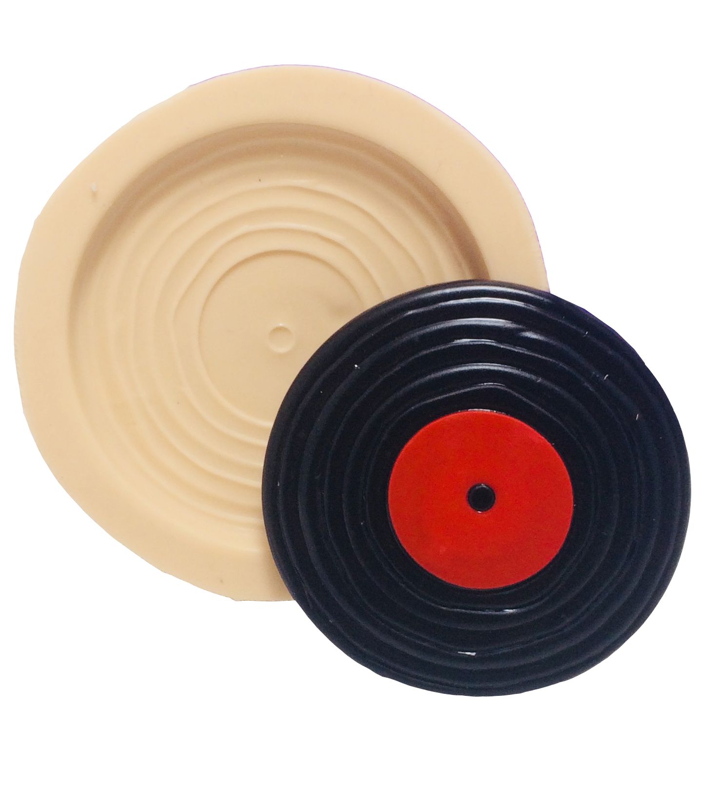 Molde de silicone - Rock - Disco Vinil - Medio - P405