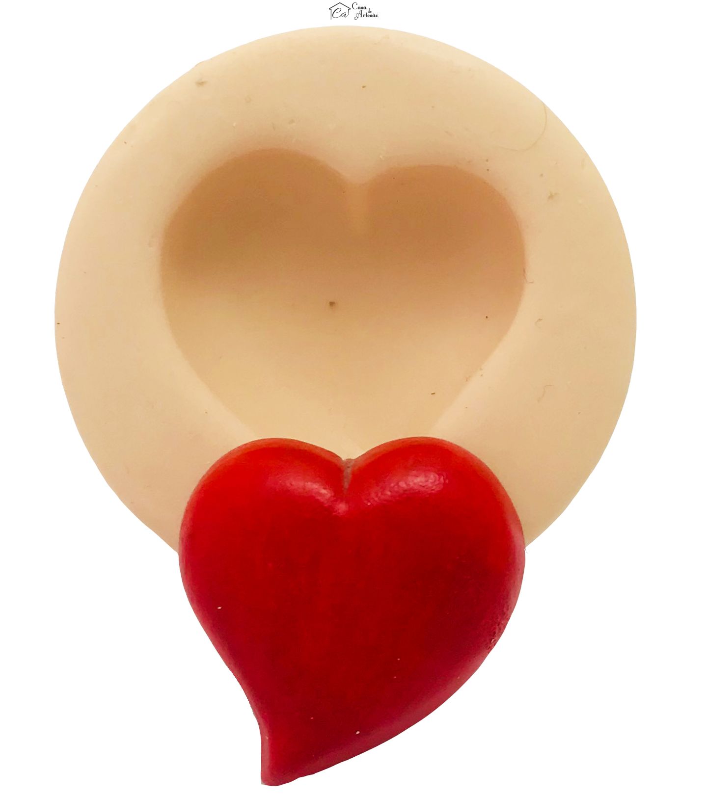 Molde de silicone - Coração - P01