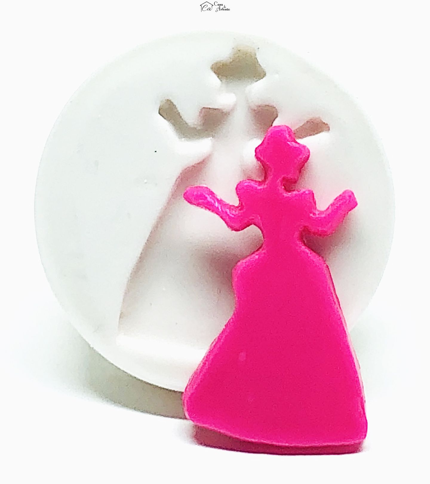 Molde de silicone - Cinderela - Sombra - Media - P963