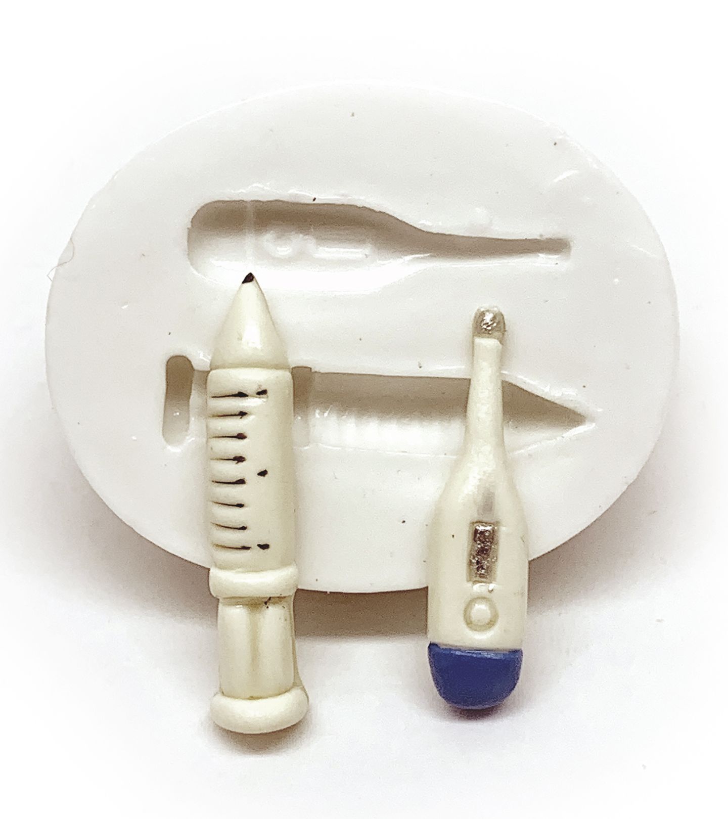 Molde de silicone - Seringa e Termometro - Pequeno - P223