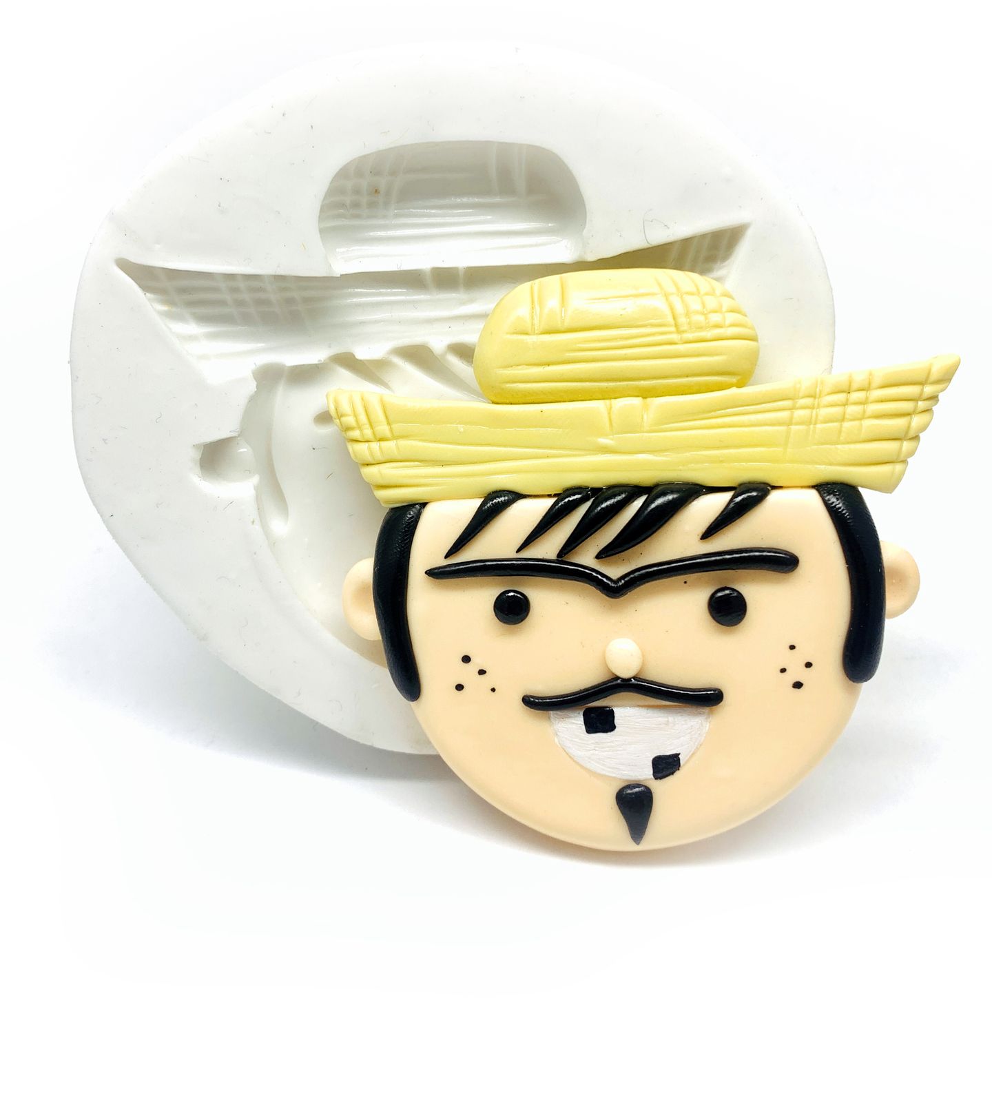 Caipira - Rosto Homem Grande - P336