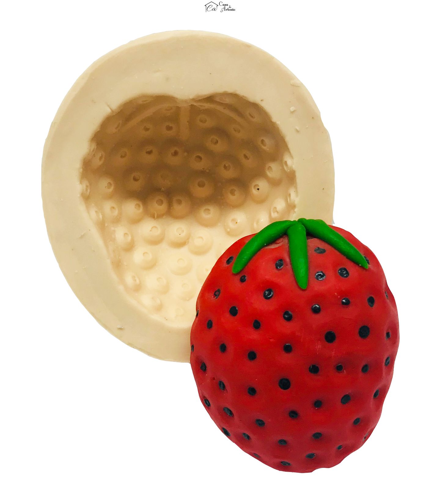 Molde de silicone - Morango