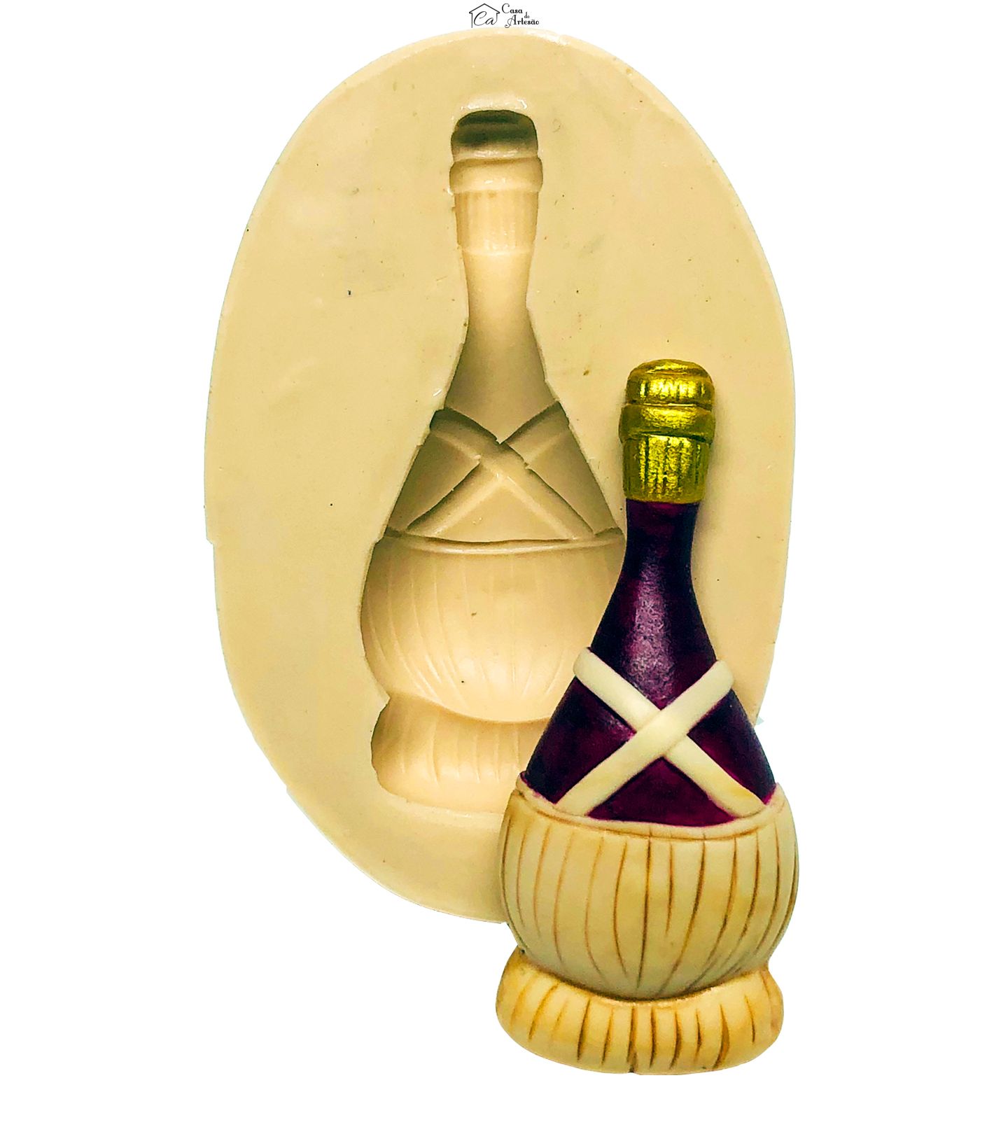 Molde de silicone - Garrafa de Vinho - Grande - P729