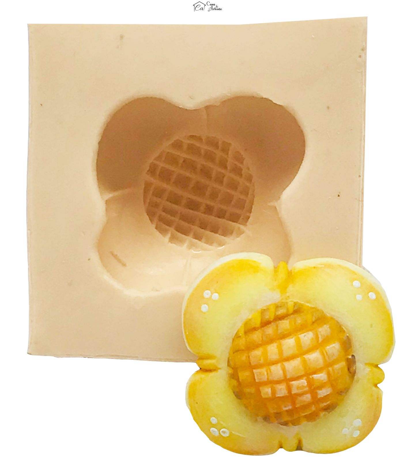 Molde de silicone - Flor Country - P47