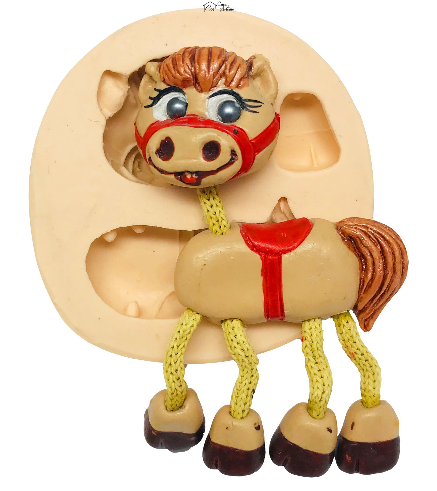 Molde de silicone - Cavalo Articulado
