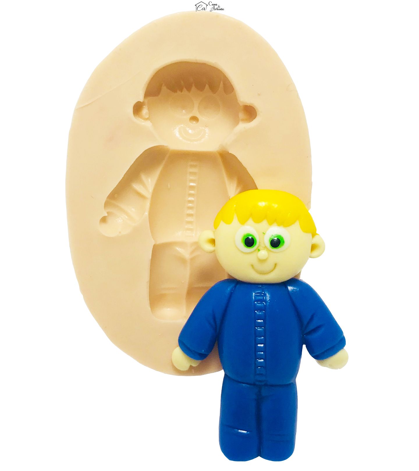 Molde de silicone - Os Pequerruchos - Julinho - Medio - P417