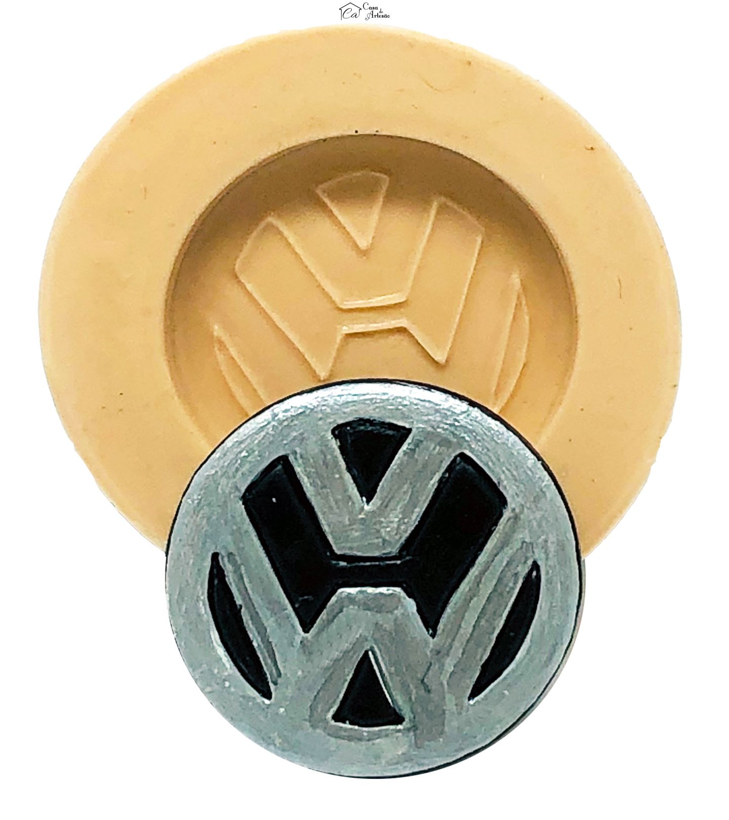 Molde de silicone - VW - Logo Pequeno - P781