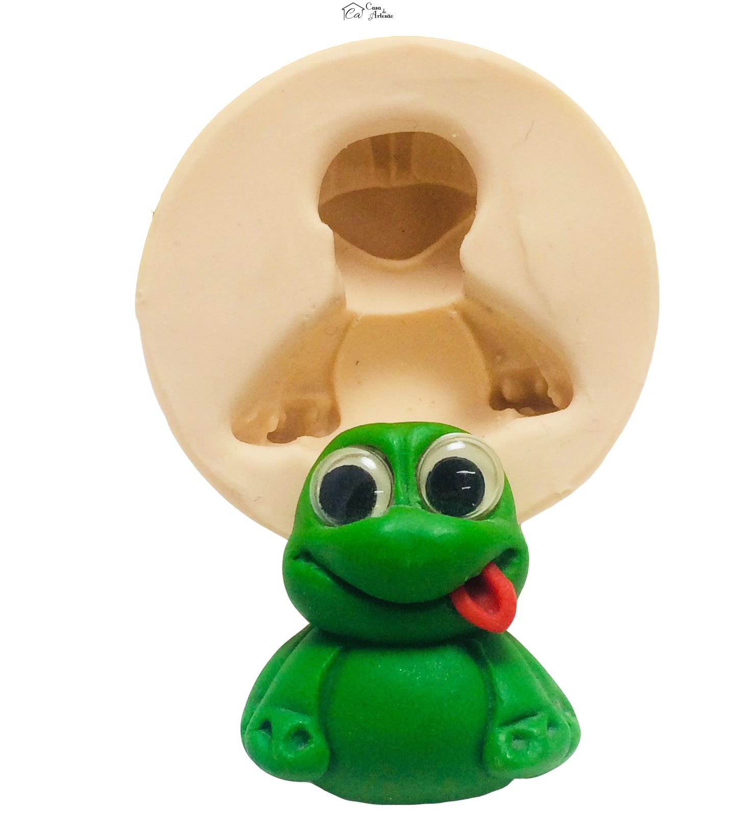 Molde de silicone - Sapo Sentado