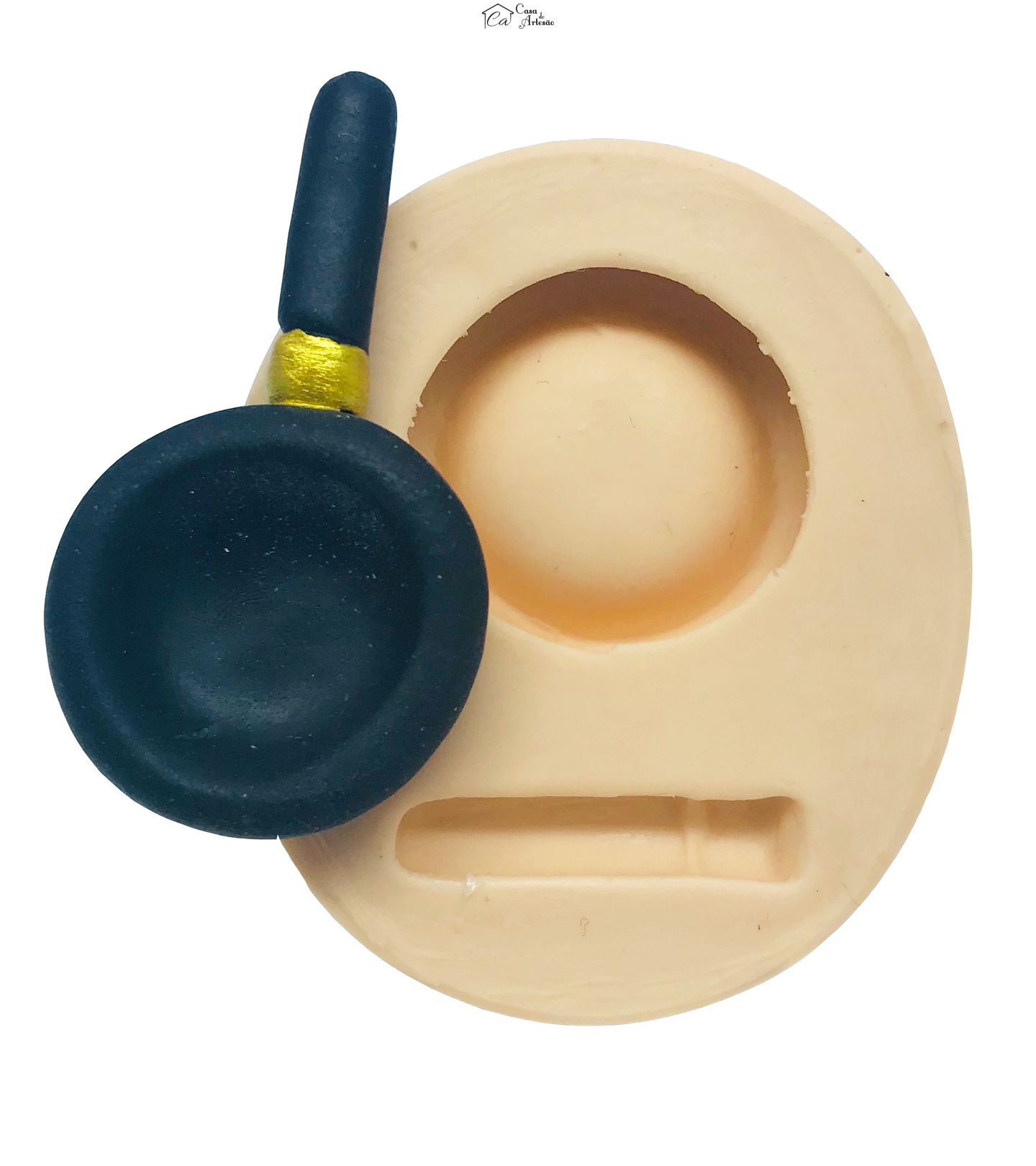 Molde de silicone - Frigideira