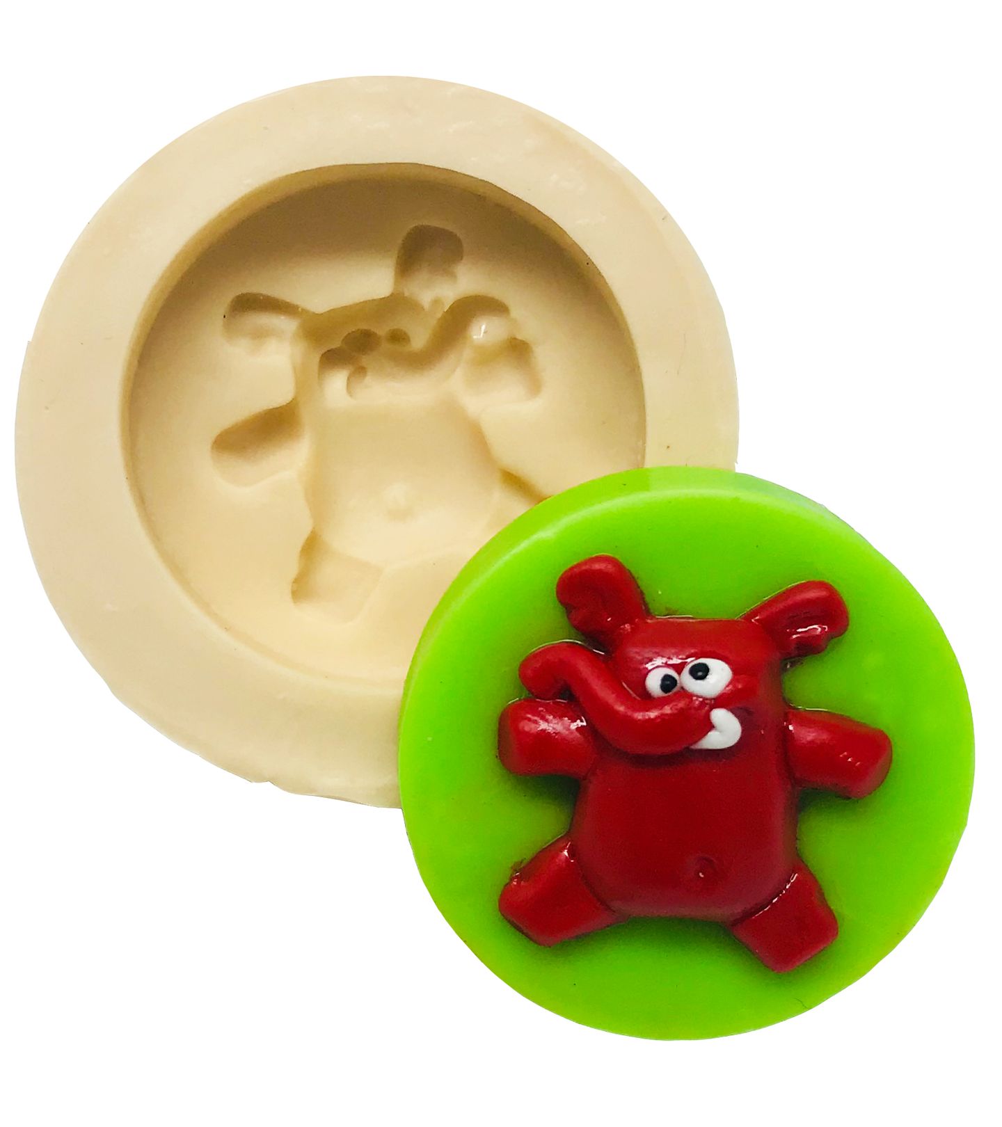 Galinha Pintadinha com Base - Elefante - Pequeno - P505