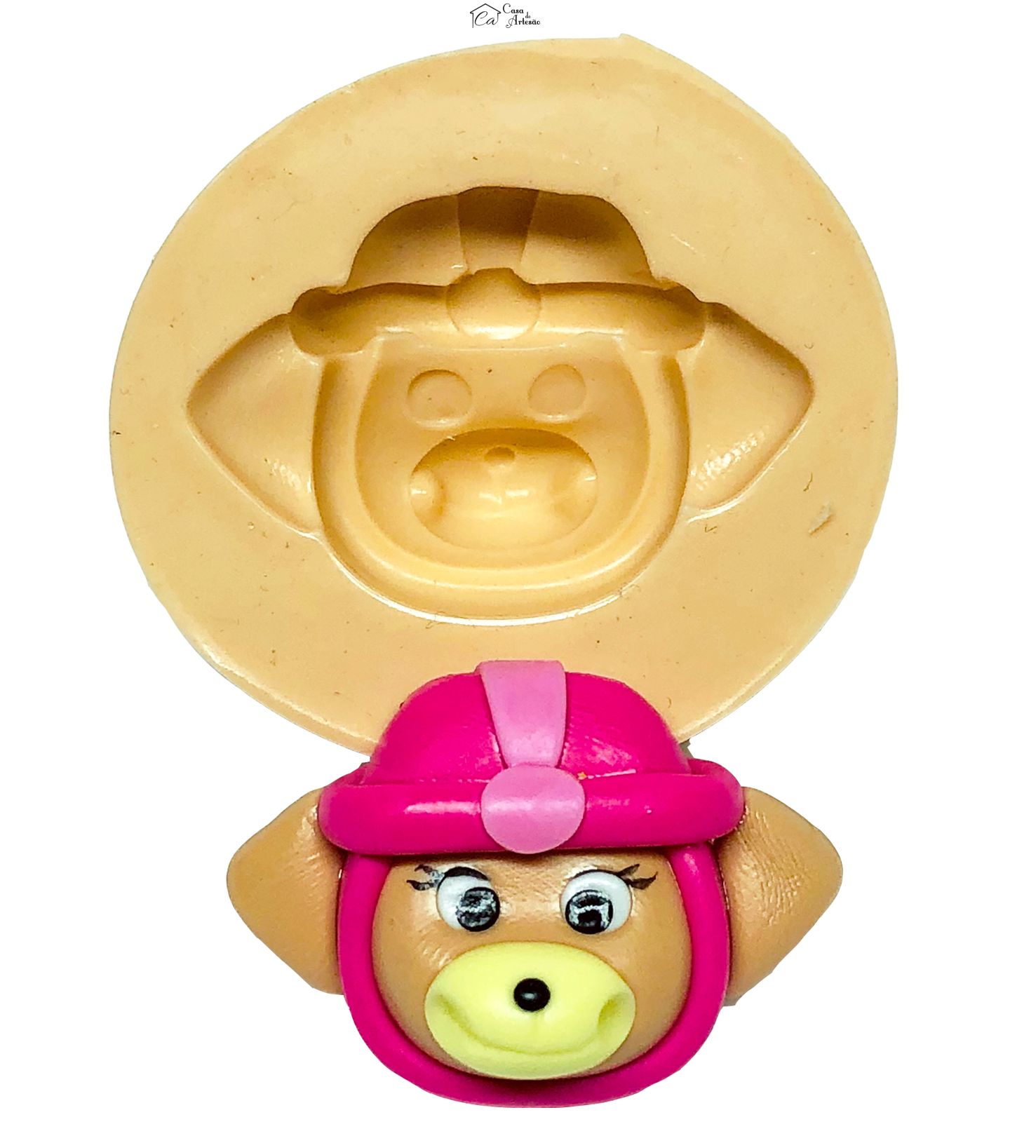 Molde de silicone - Patrulha Canina Aquatica - Rosto Skye - Grande - P663