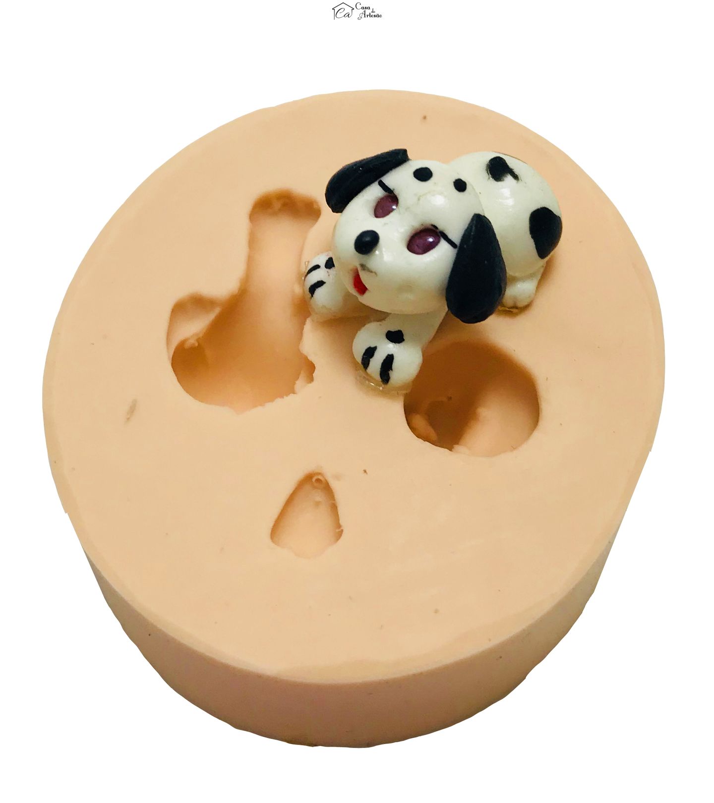 Molde de silicone - Cachorro Dalmata Mini