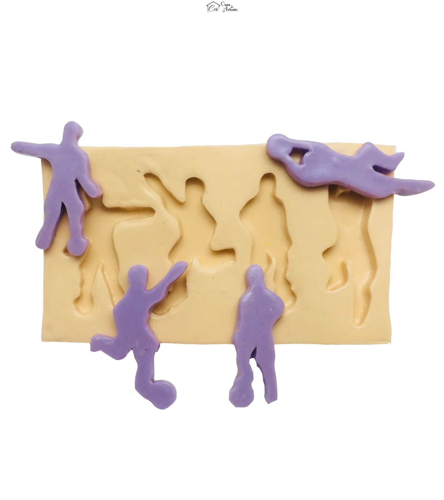 Molde de silicone - Esporte - Sombra de Jogadores - P217